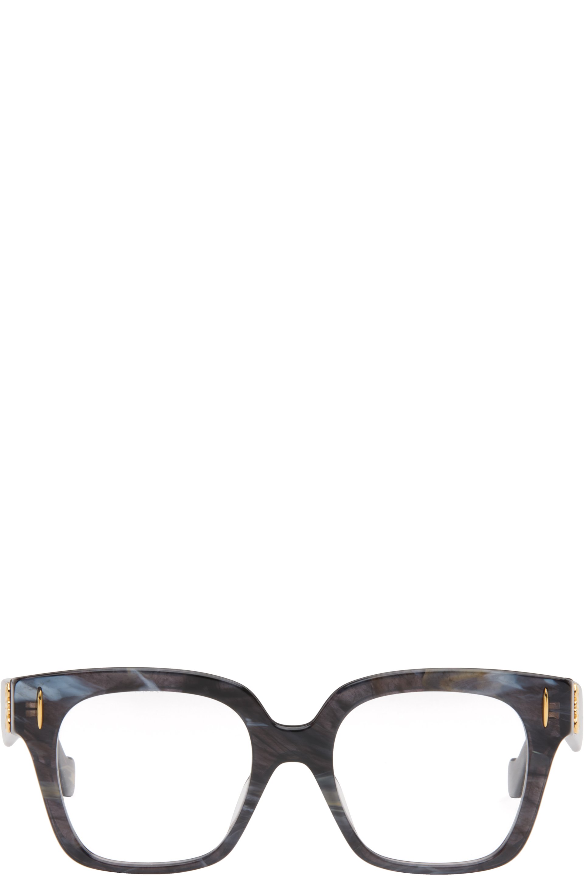 LOEWE - Black & Gray Anagram Glasses