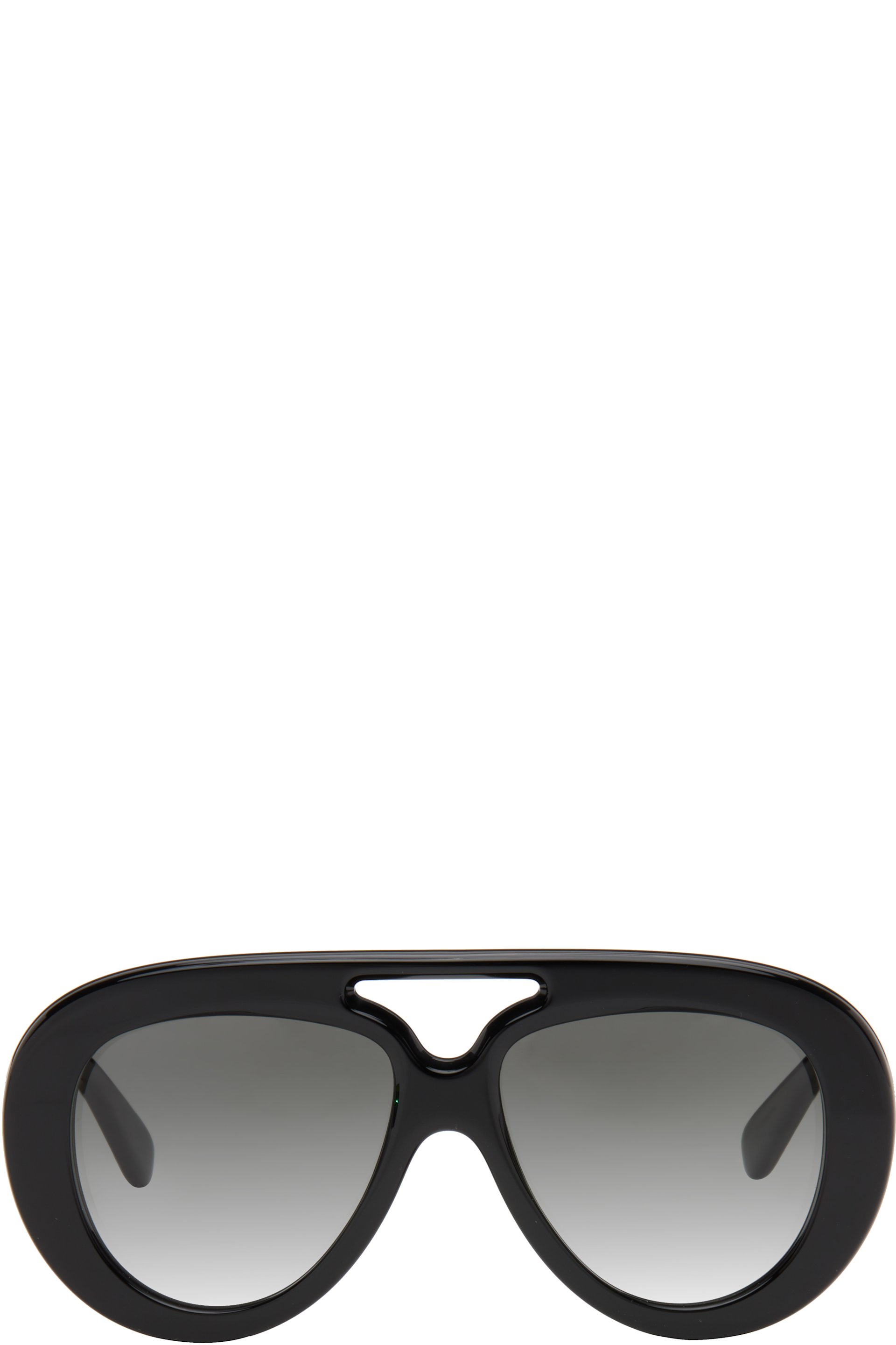 LOEWE - Black Curvy Sunglasses