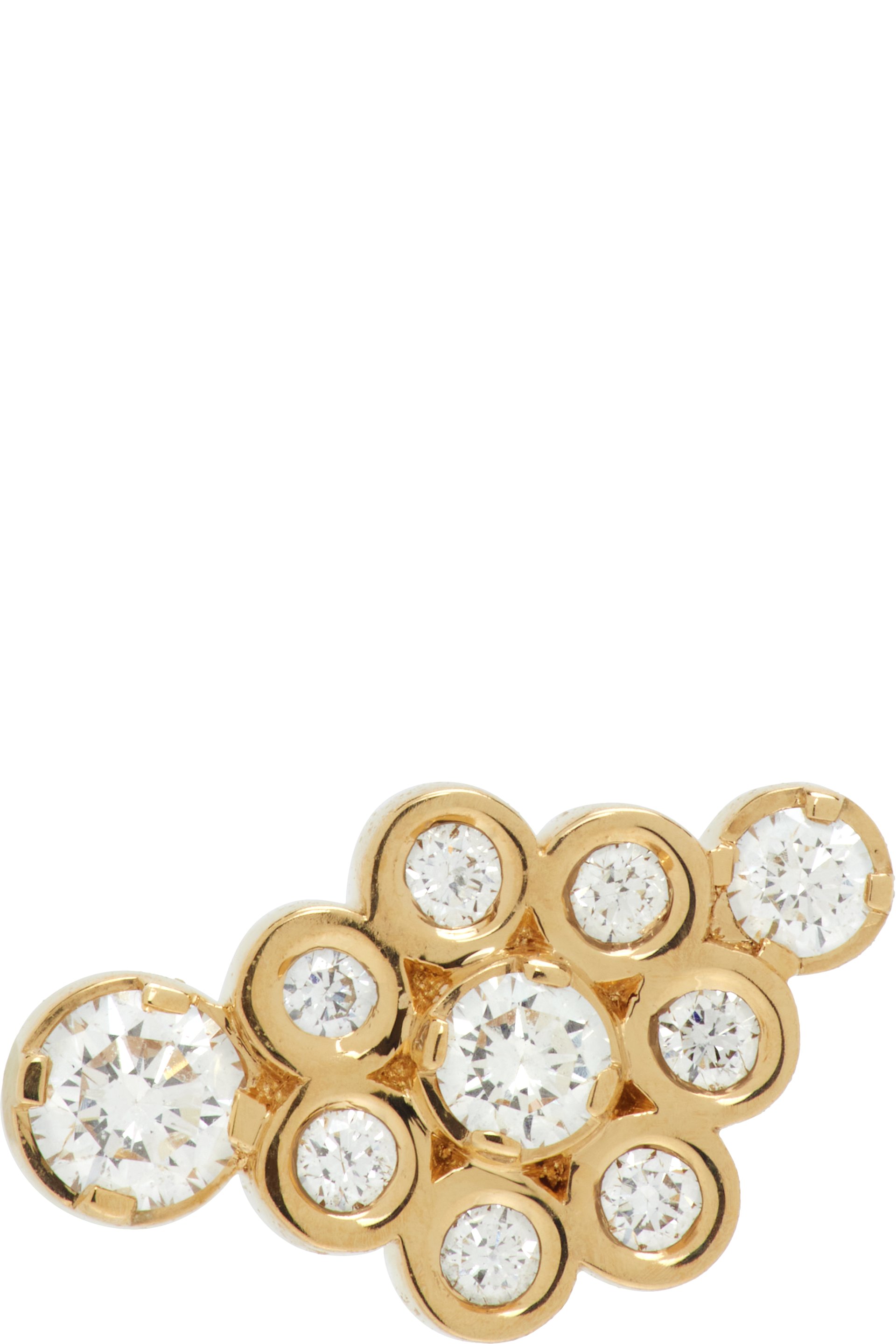 Sophie Bille Brahe - Boucle d'oreille unique Fleur bisou