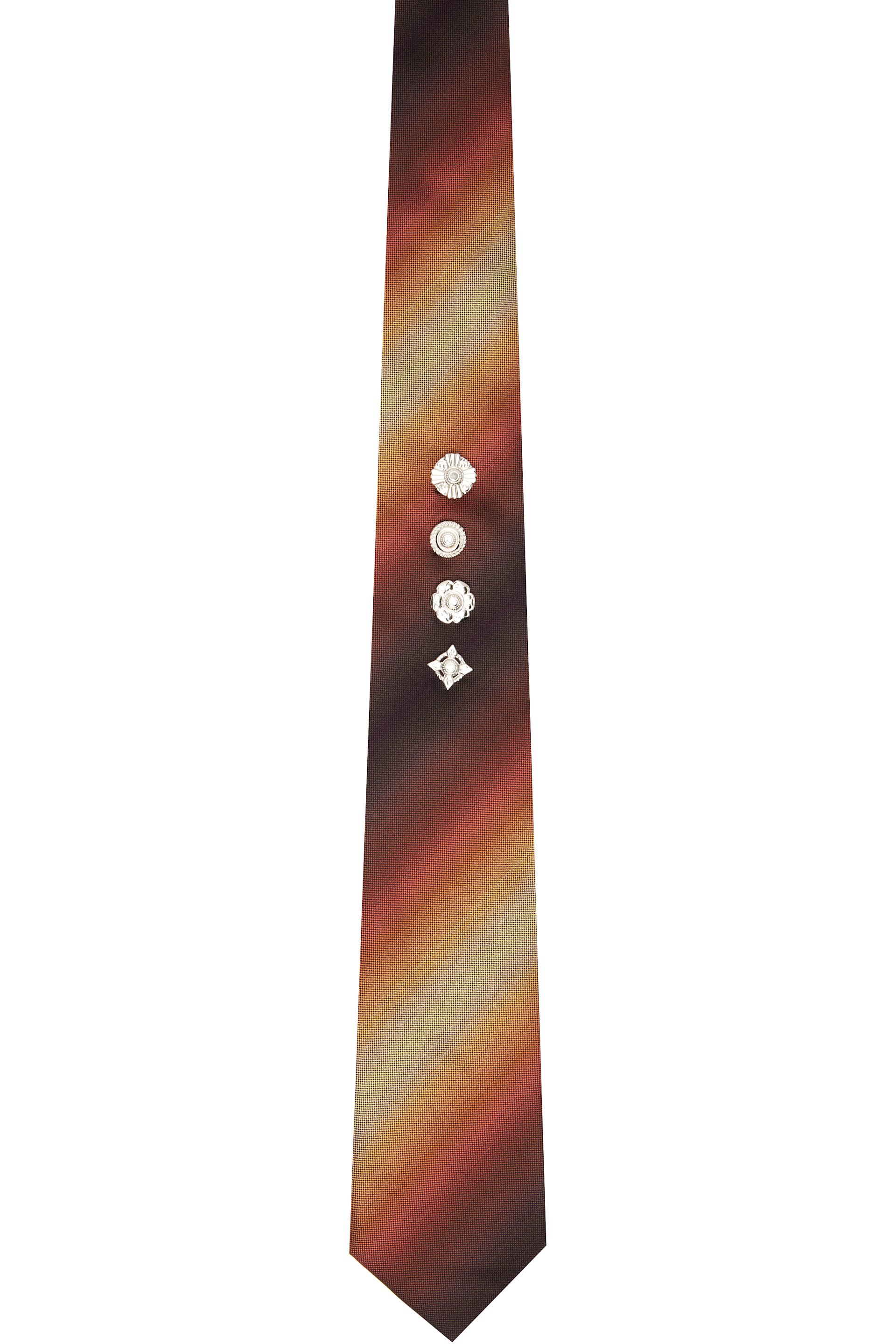Toga Virilis - Orange Metal Concho Tie