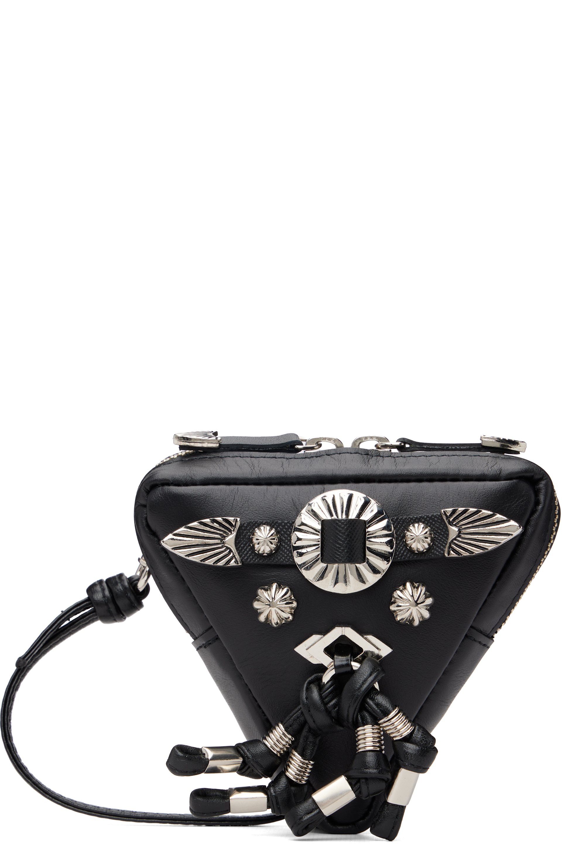 Toga Virilis - Black Triangle Shoulder Bag