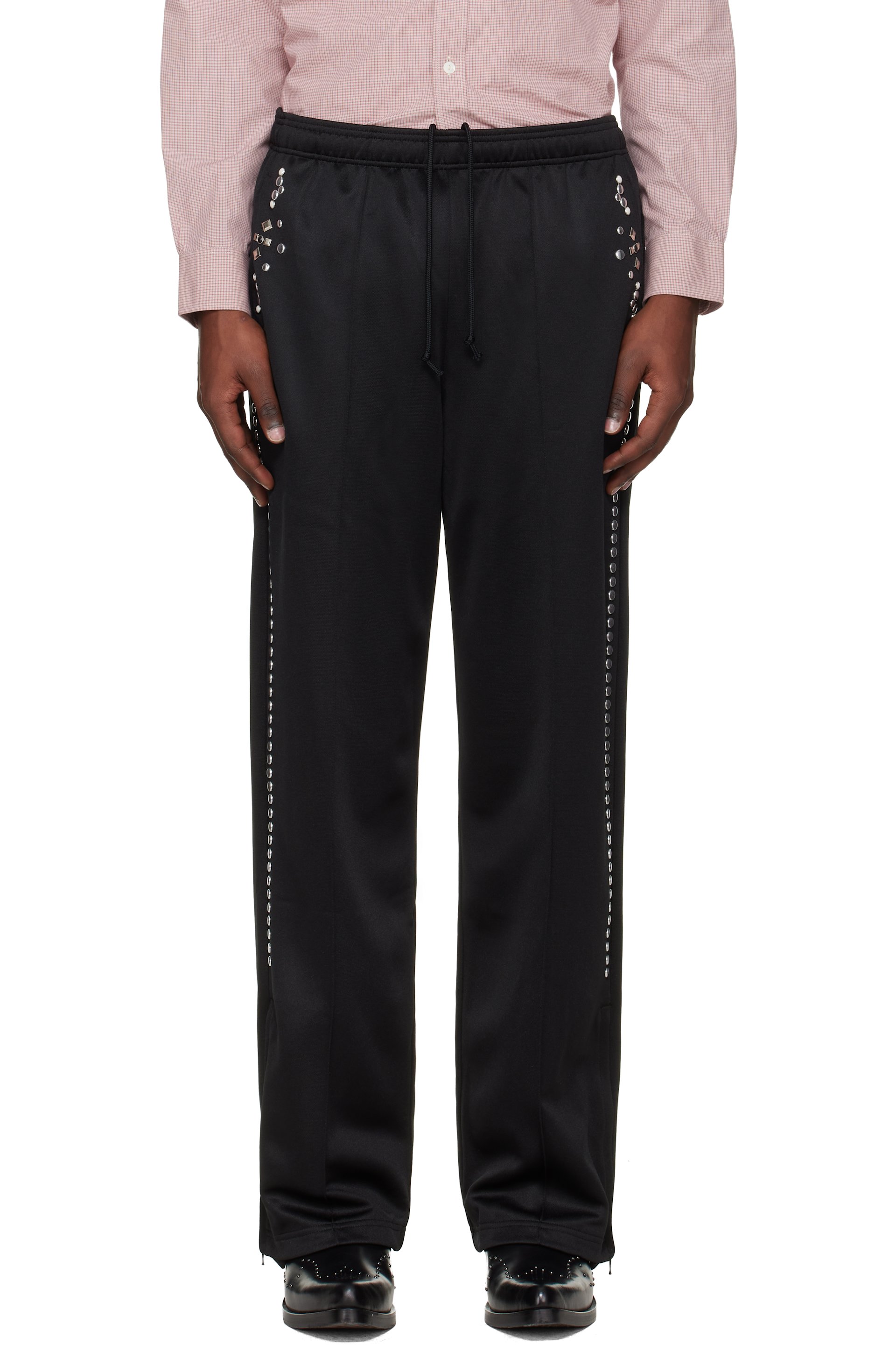 Toga Virilis - Black Jersey Track Pants