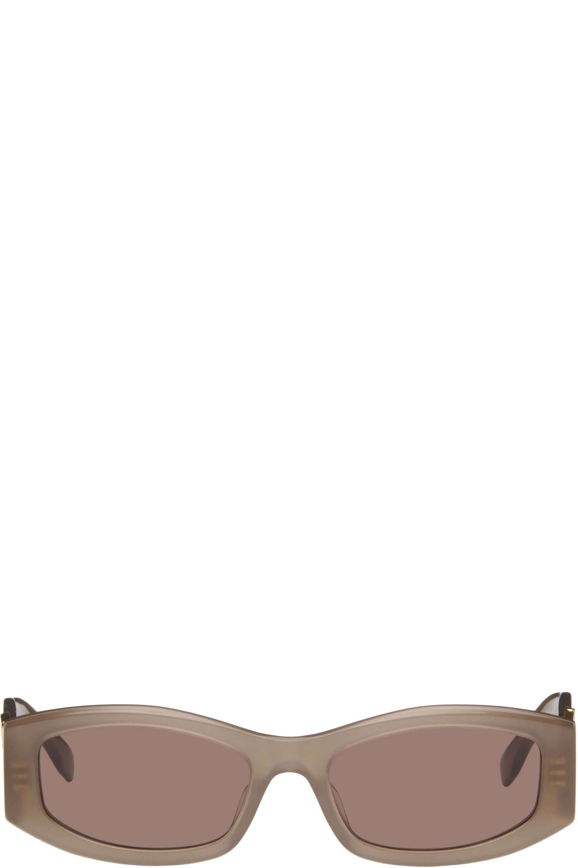 Fendi - Lunettes de soleil Forever brunes à logos