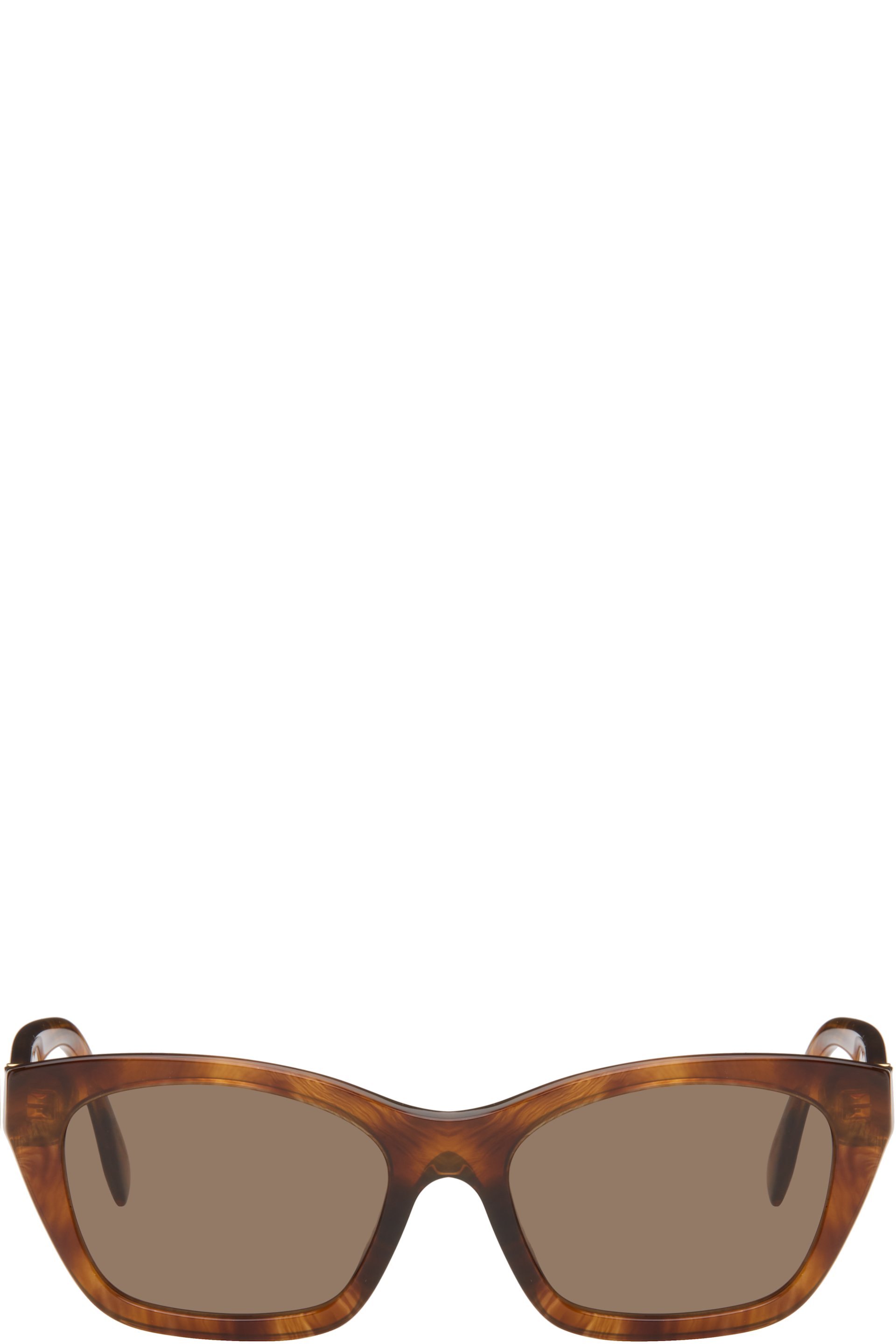 Fendi - Lunettes de soleil brunes à logos