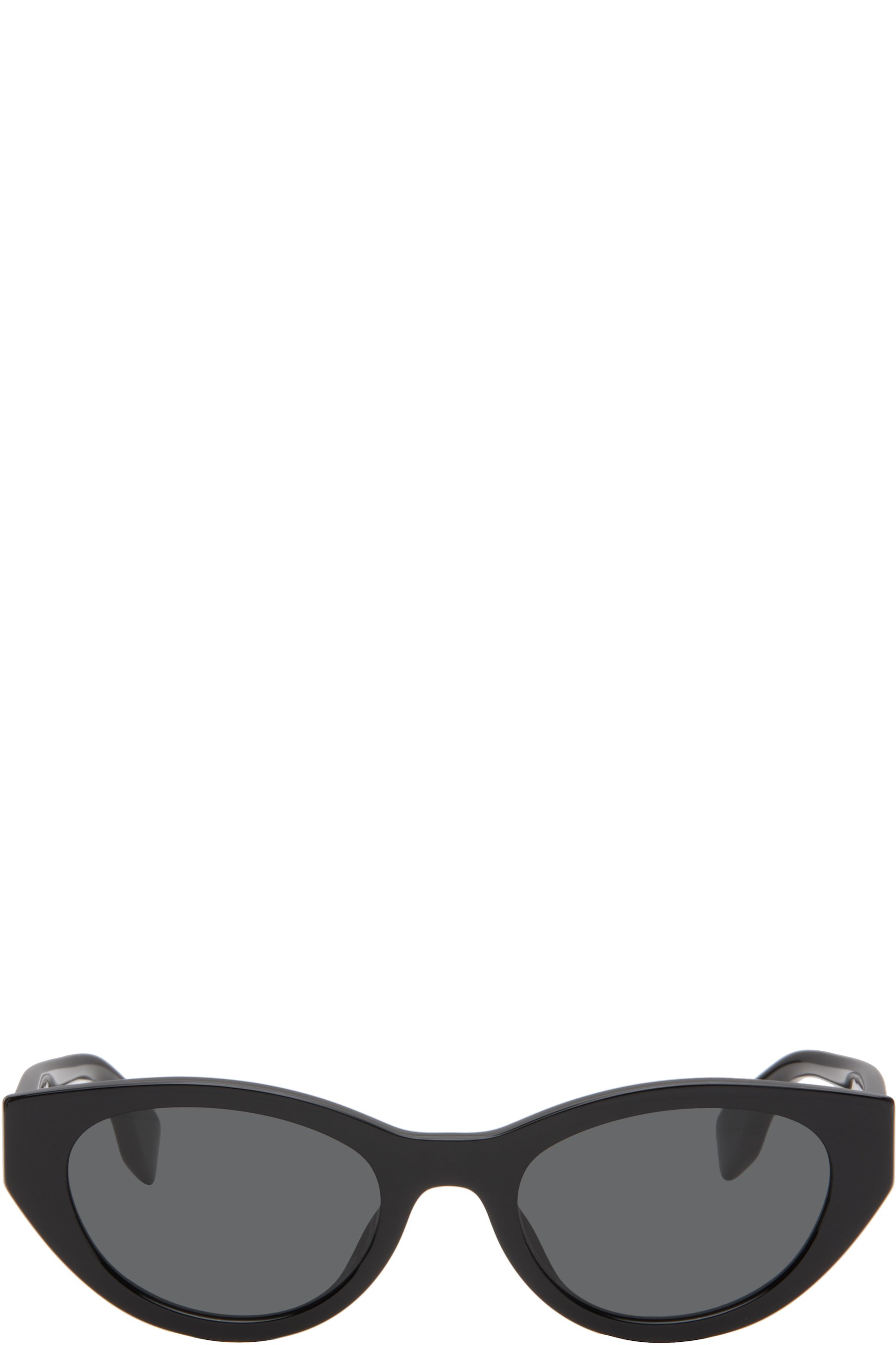 Fendi - Lunettes de soleil noires à ferrures à logo