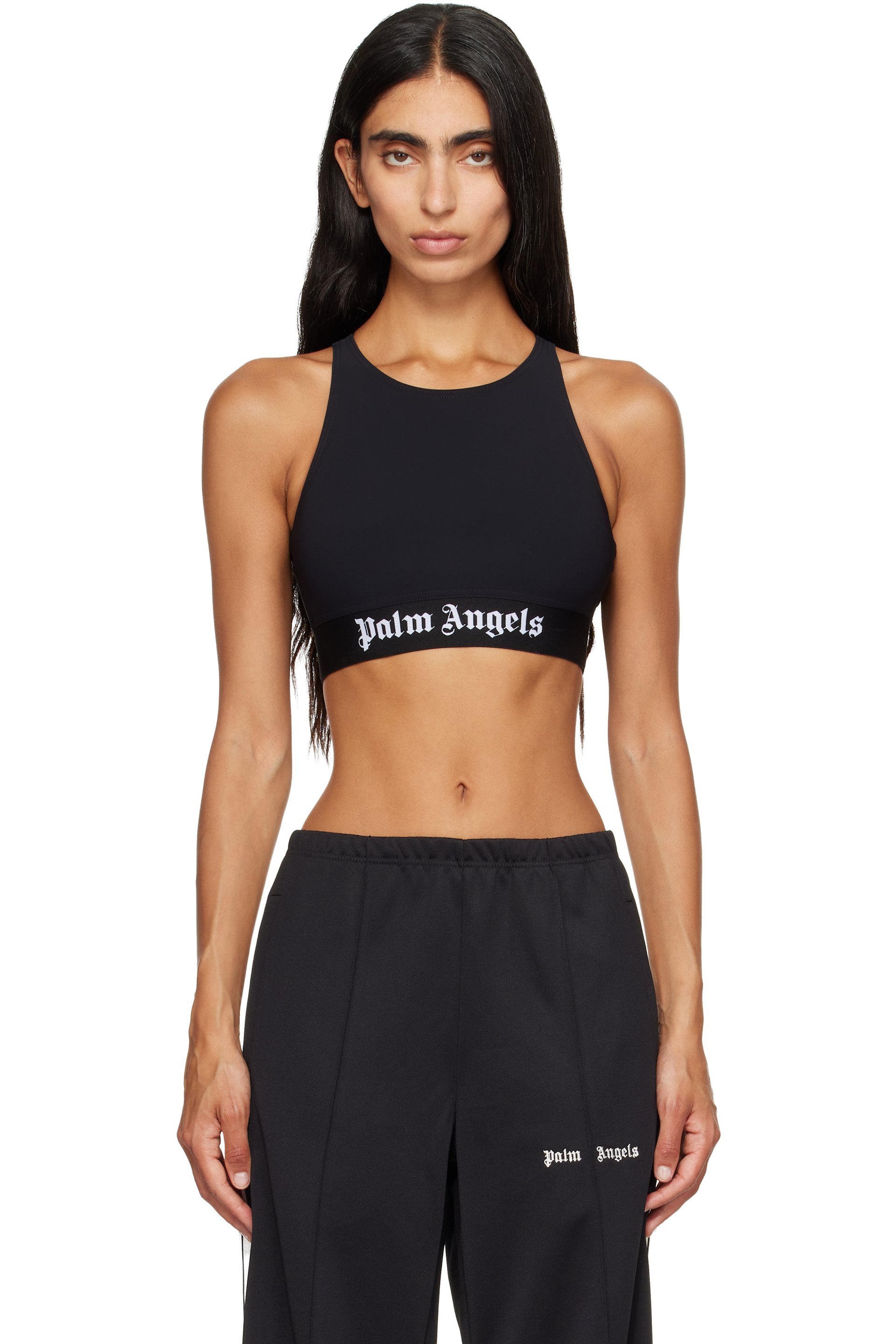 Palm Angels - Black Classic Logo Sport Top