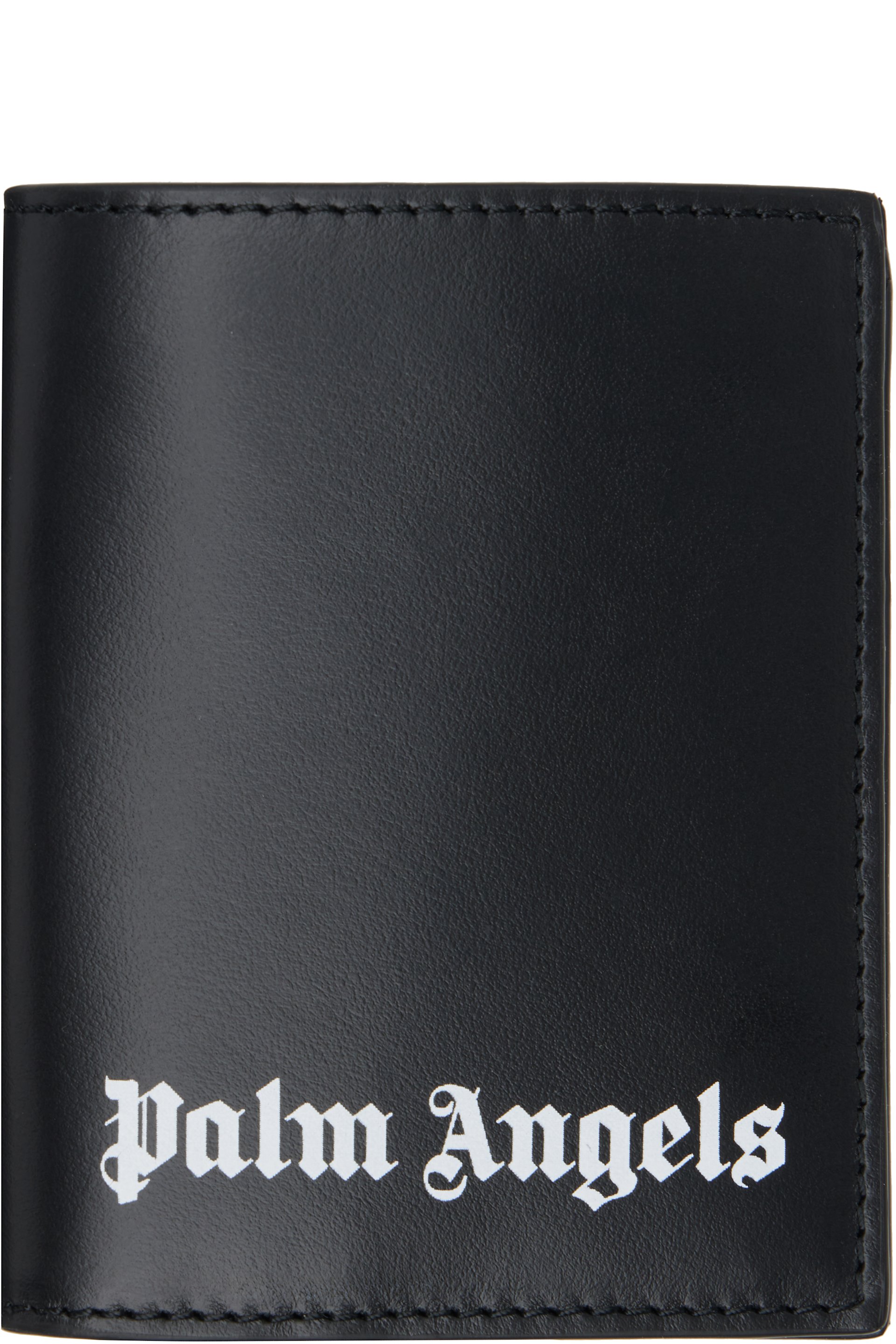 Palm Angels - Black Classic Logo Bifold Wallet