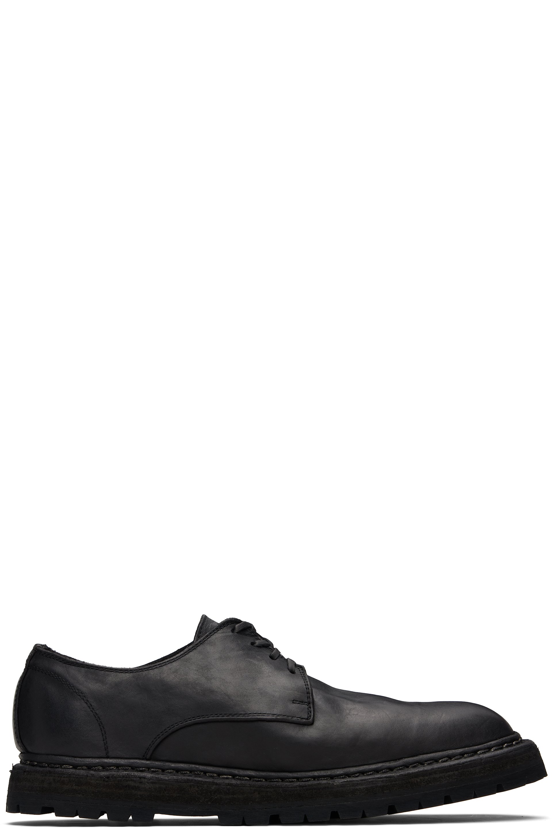 Guidi - Black Soft Horse Leather 99 Derbys