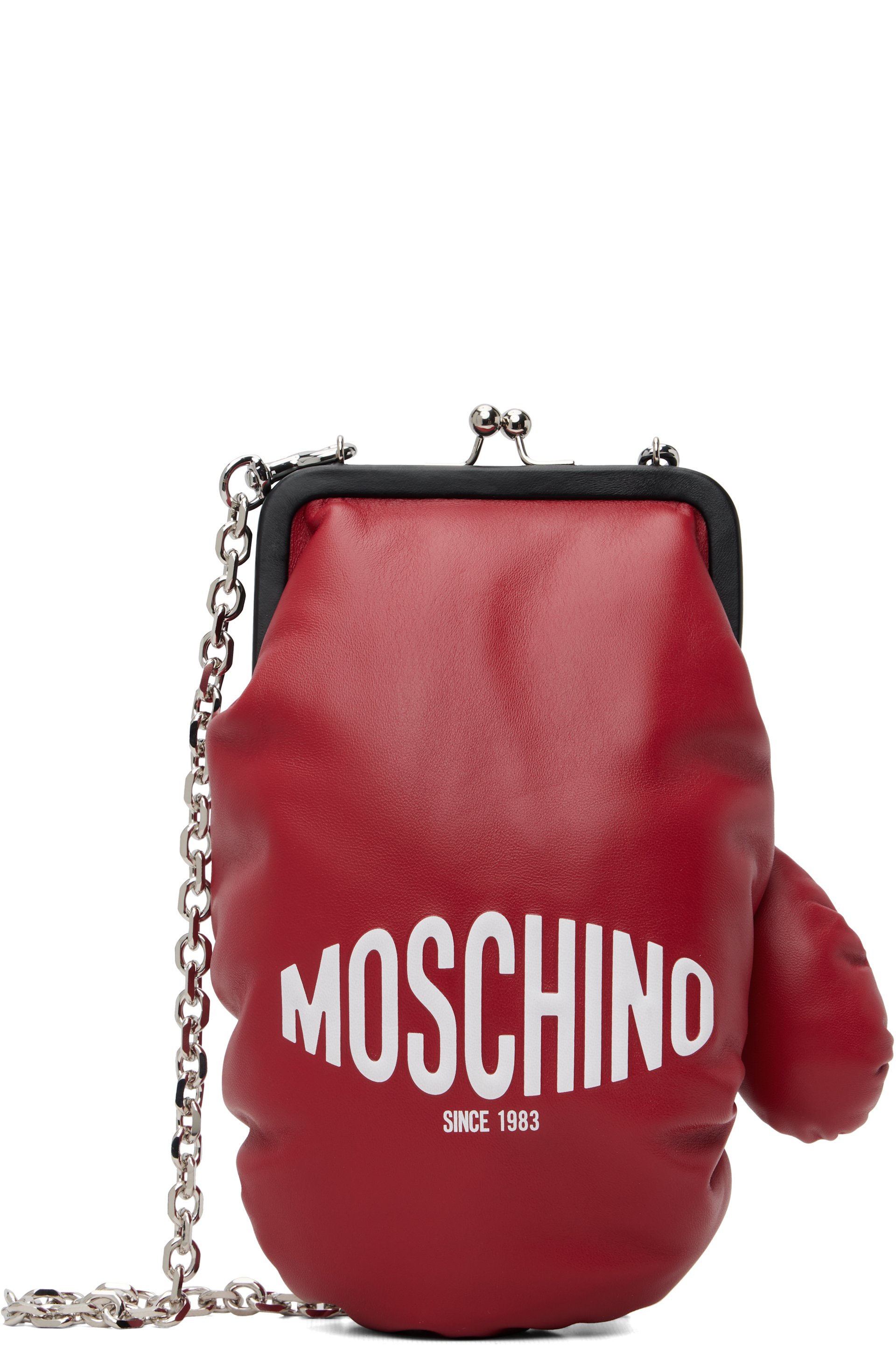 Moschino - 레드 복싱 글러브 숄더백