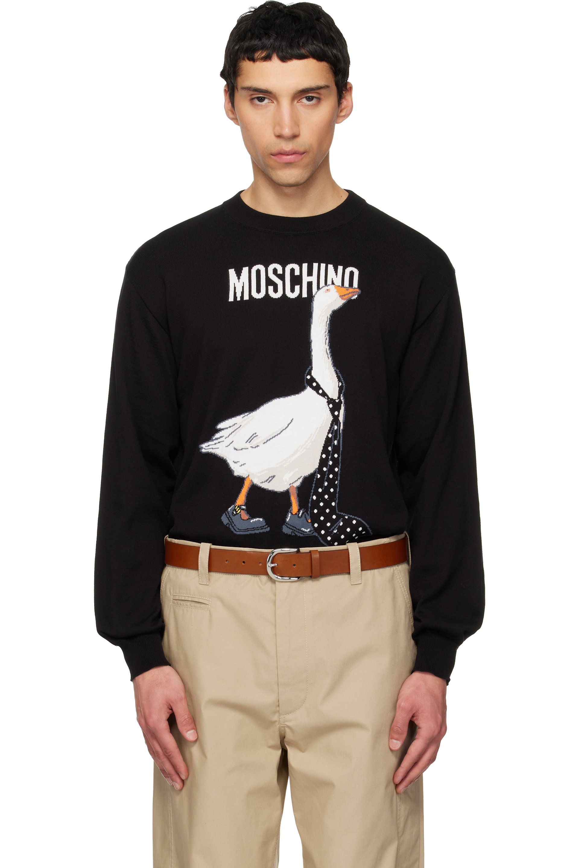 Moschino - Black Archive Goose Sweater