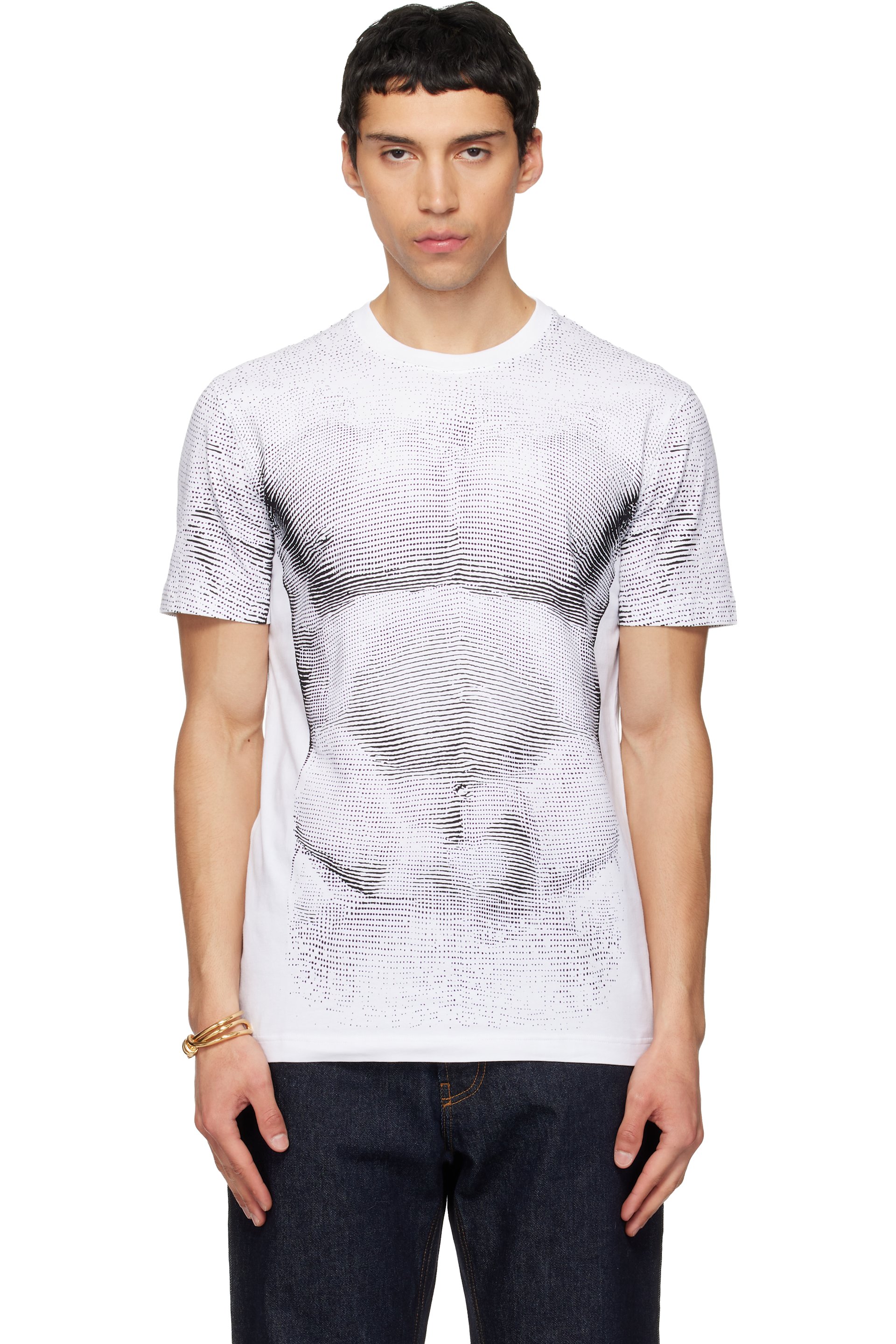 Moschino - White Archive Body Artwork T-shirt