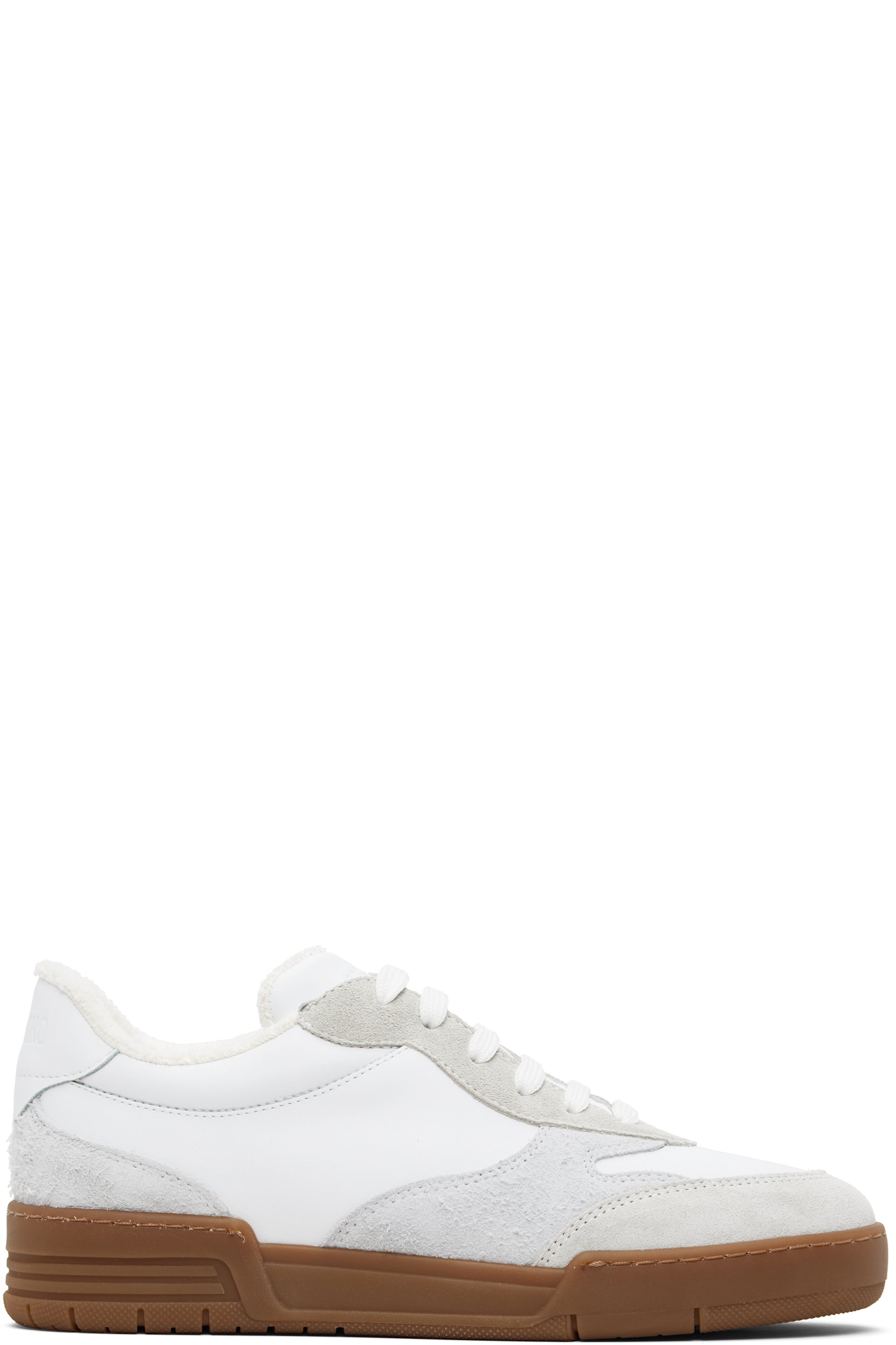 Moschino - White & Gray Streetball Sneakers