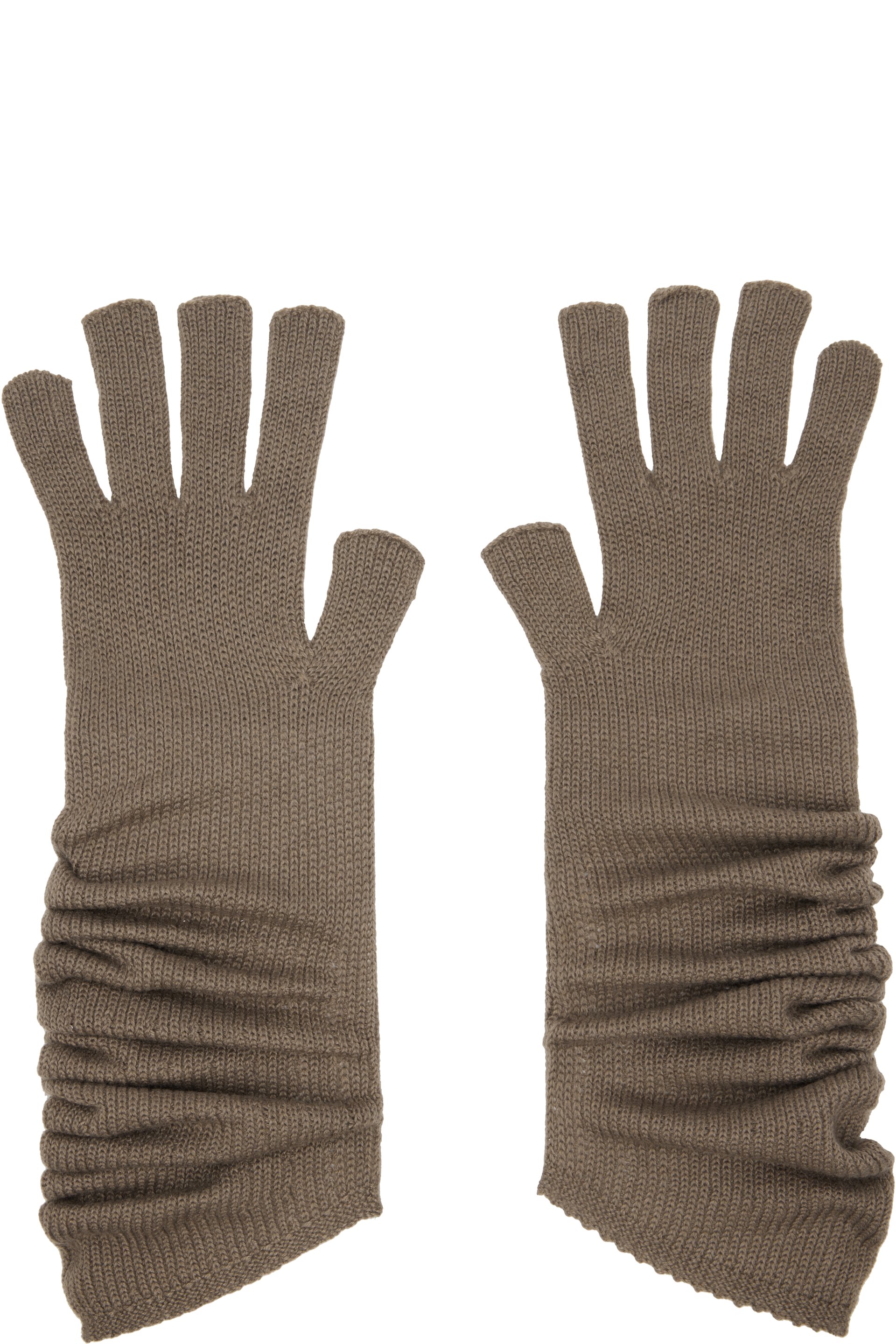 HOMME PLISSÉ ISSEY MIYAKE - 灰褐色 Cashmere Winter Gear 手套