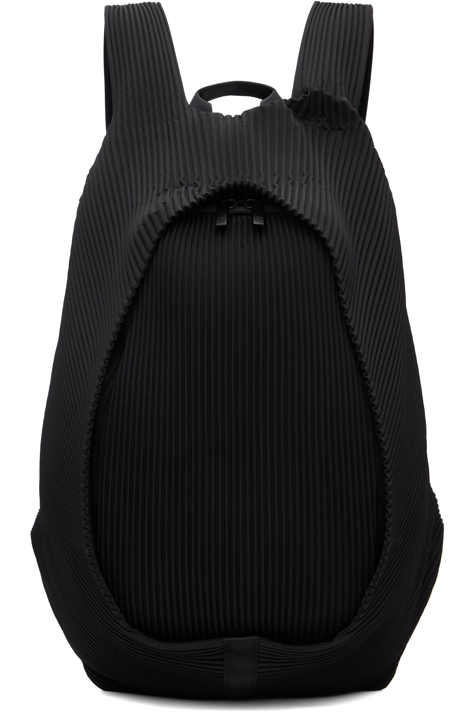 HOMME PLISSÉ ISSEY MIYAKE - Black Pleats Backpack