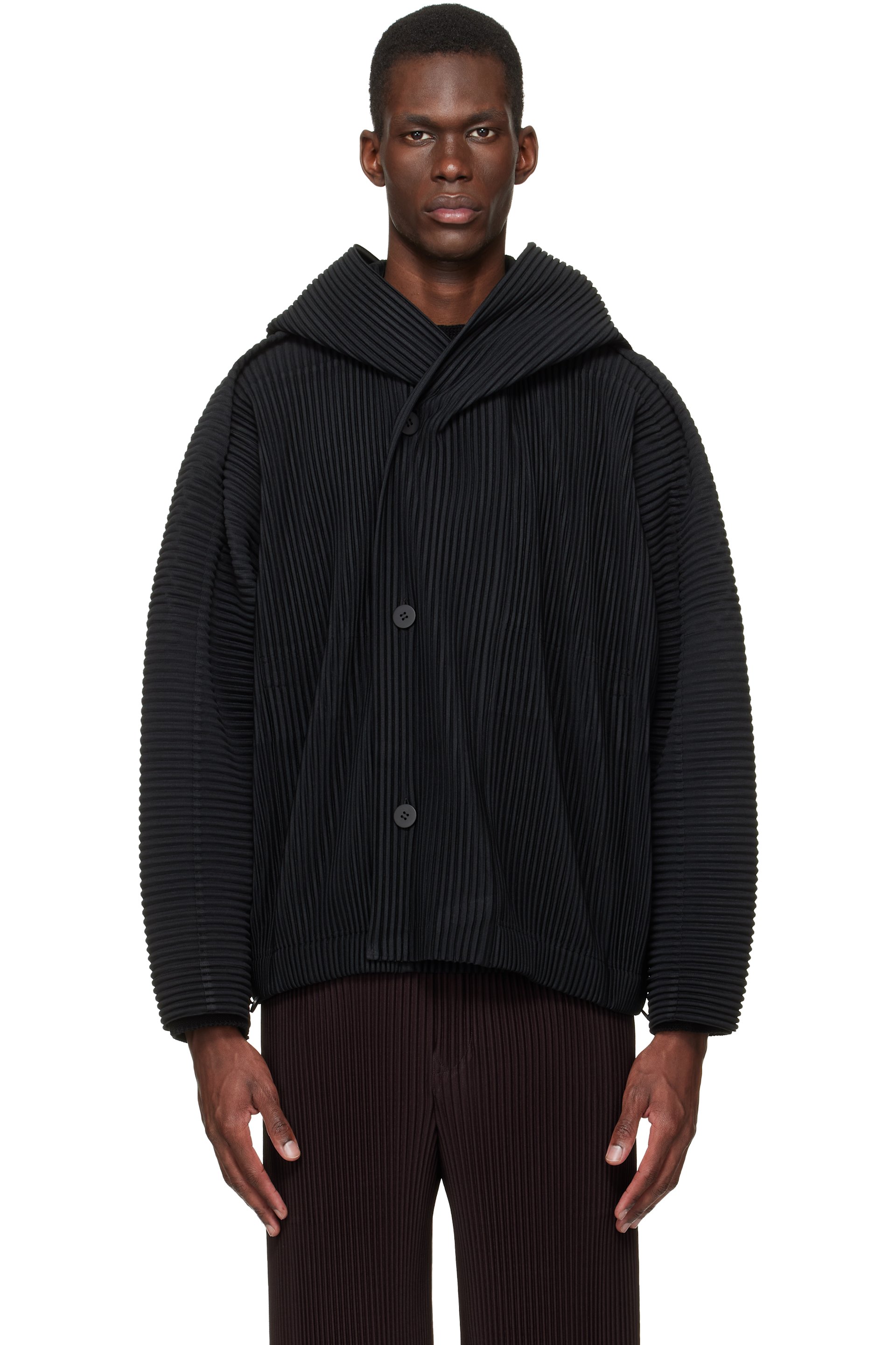HOMME PLISSÉ ISSEY MIYAKE - Black Monthly Colors March Jacket