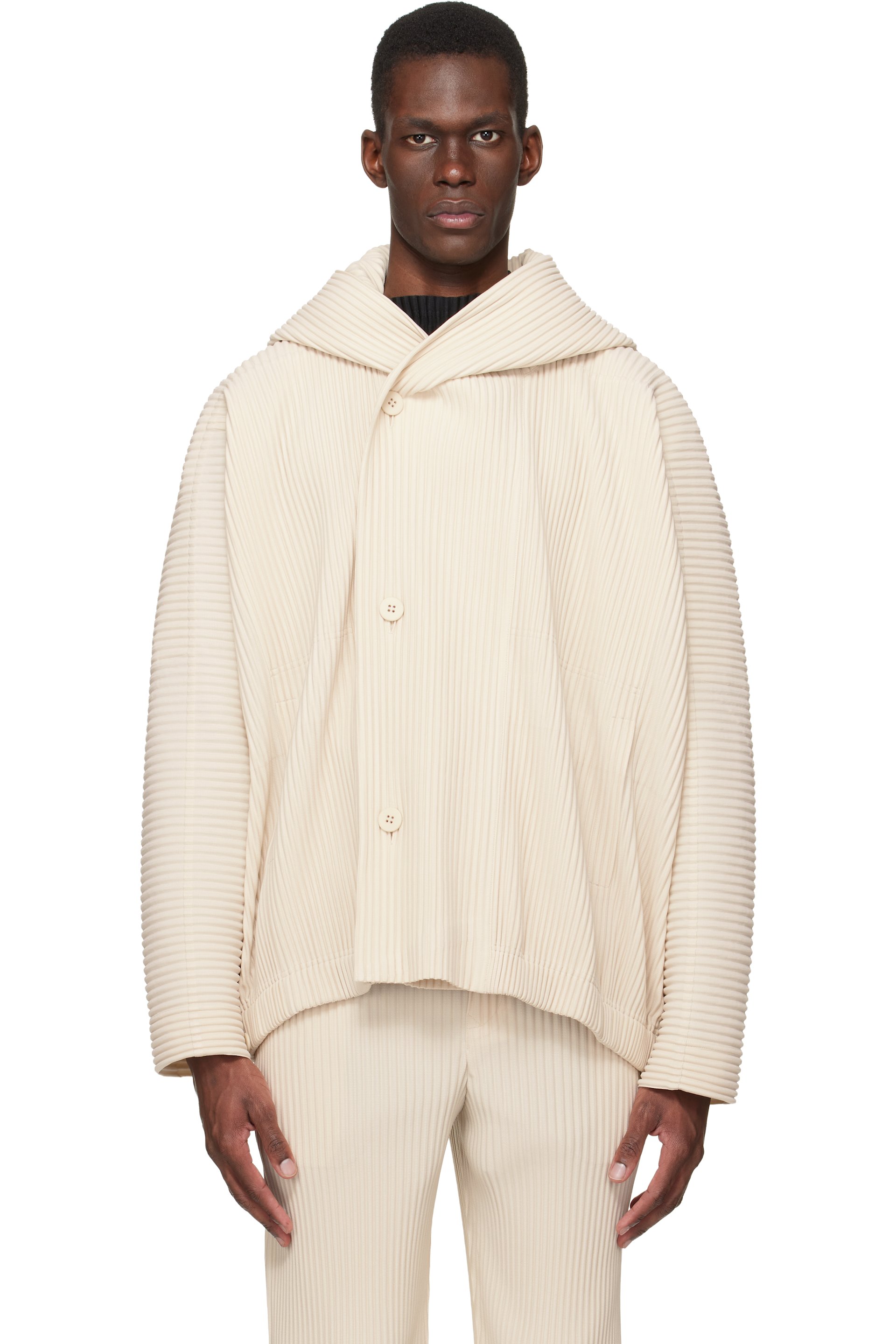 HOMME PLISSÉ ISSEY MIYAKE - Beige Monthly Colors March Jacket