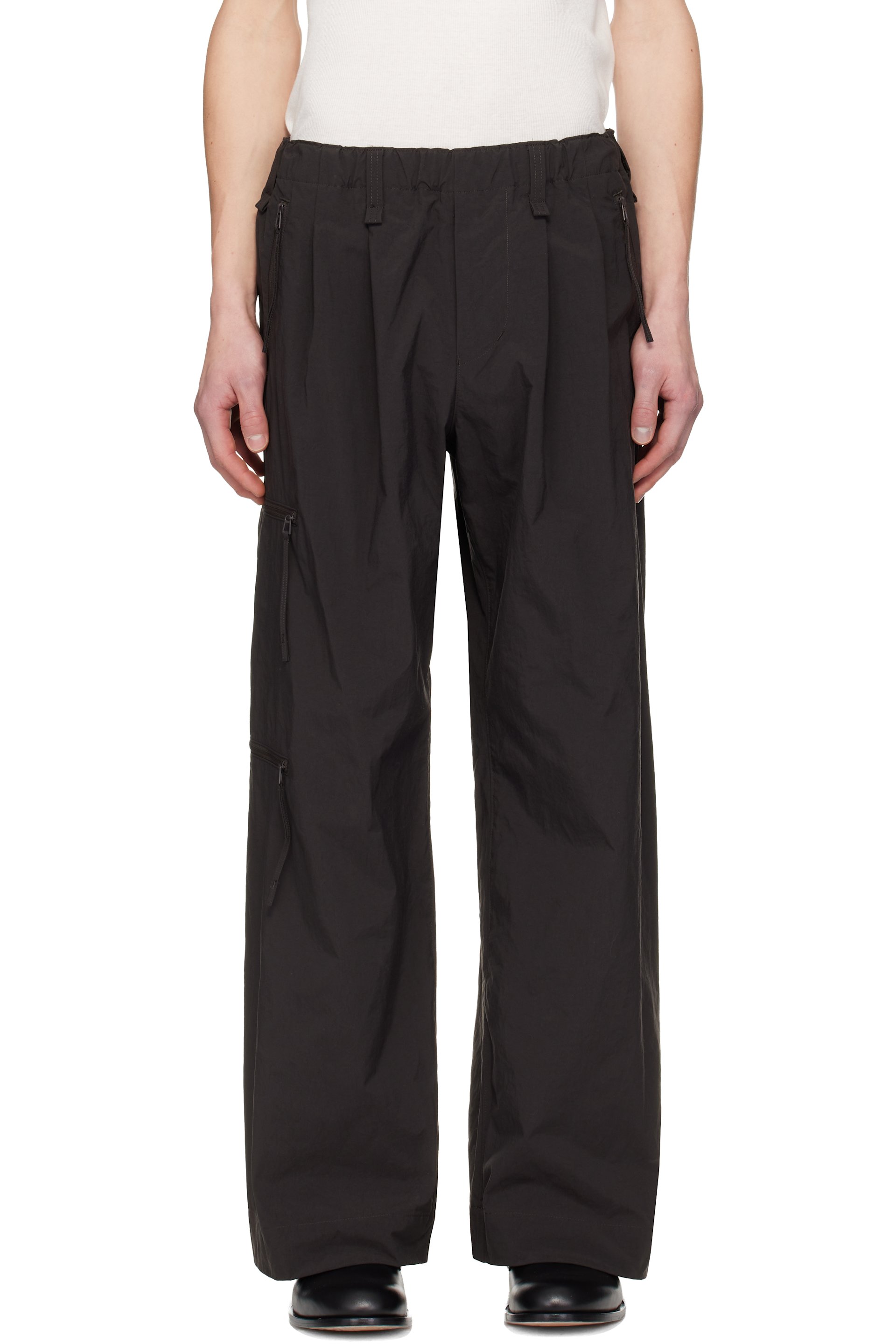 HOMME PLISSÉ ISSEY MIYAKE - Brown Quarry Trousers