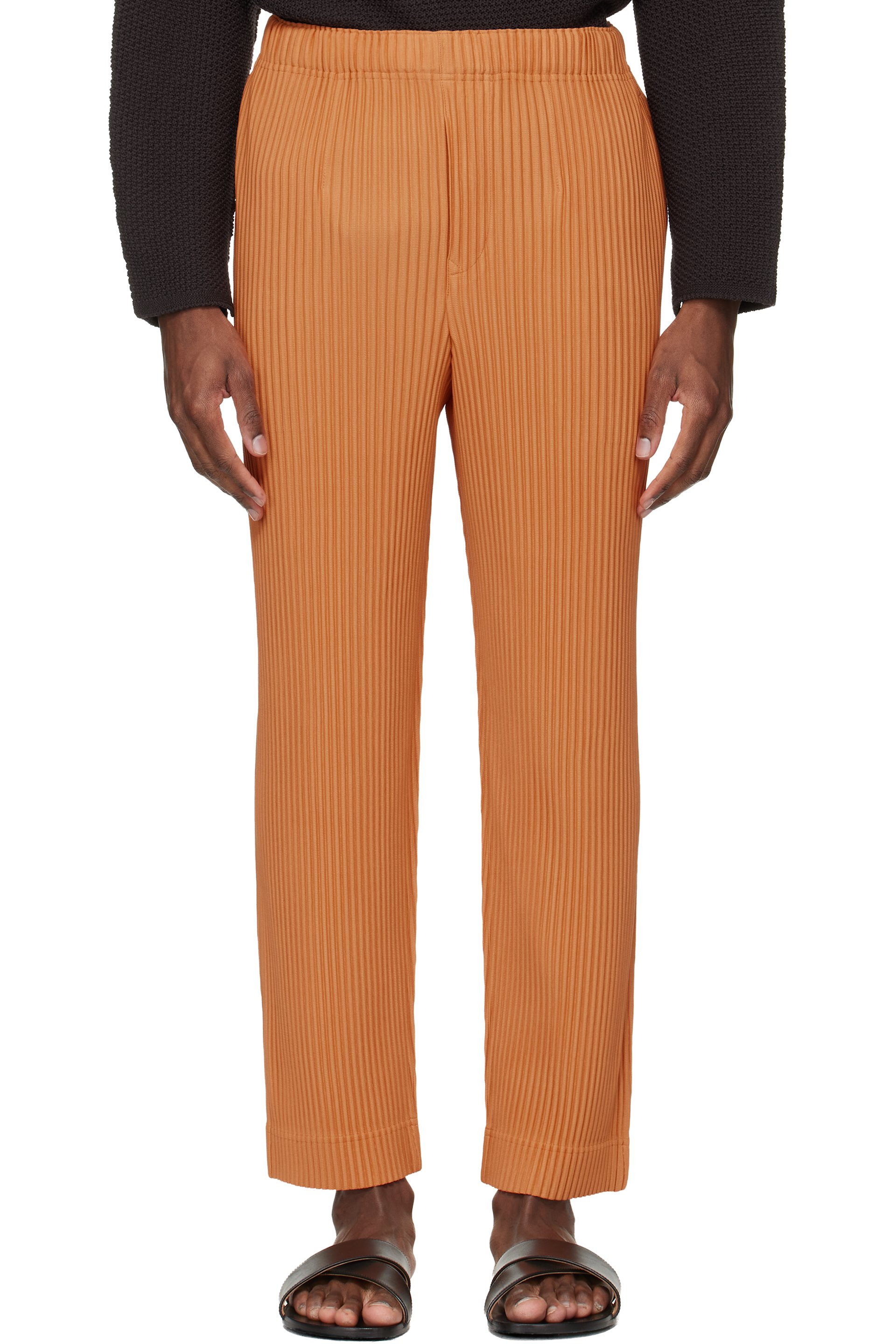 HOMME PLISSÉ ISSEY MIYAKE - Orange Monthly Colors March Trousers