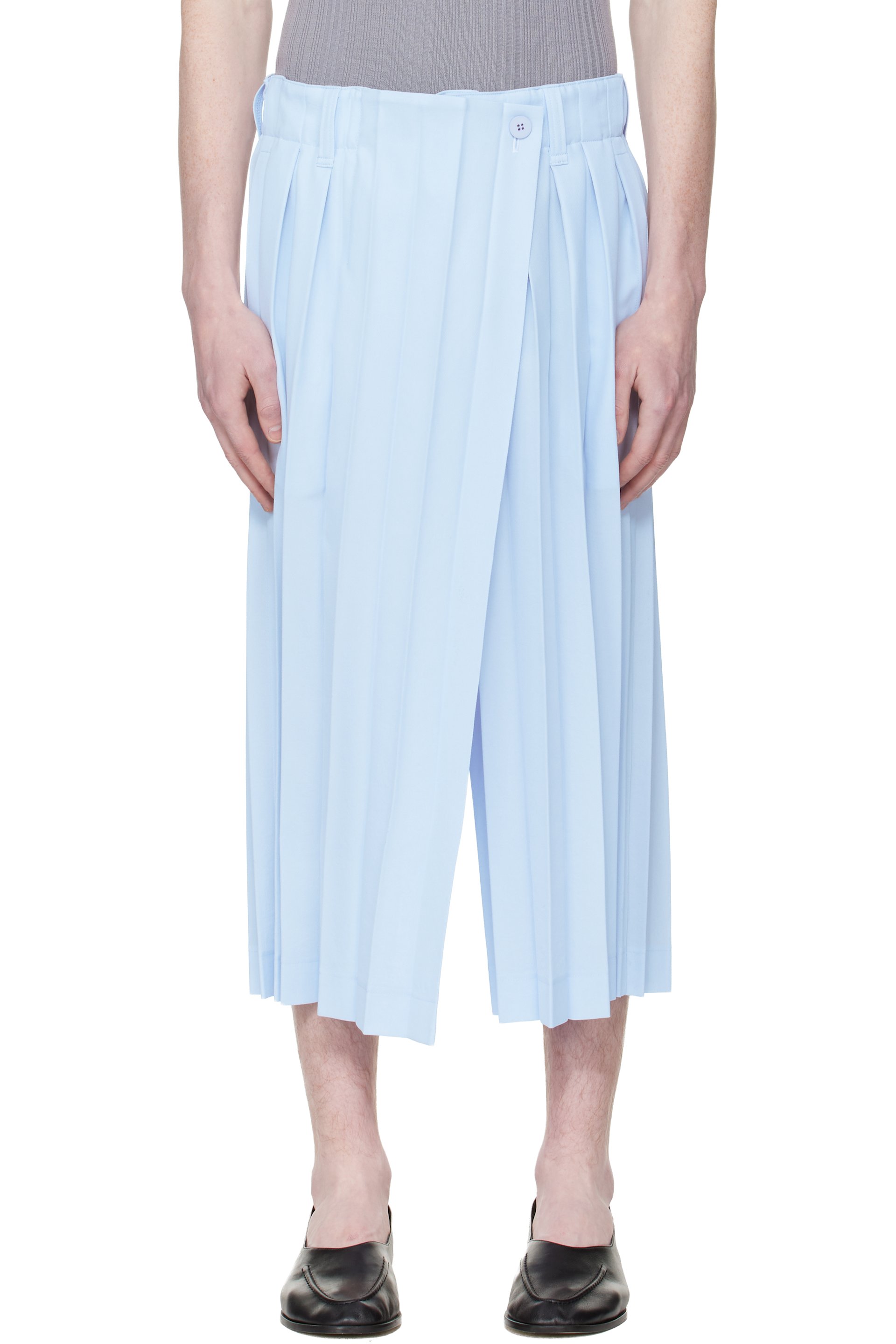 HOMME PLISSÉ ISSEY MIYAKE - Blue Edge Ensemble Trousers
