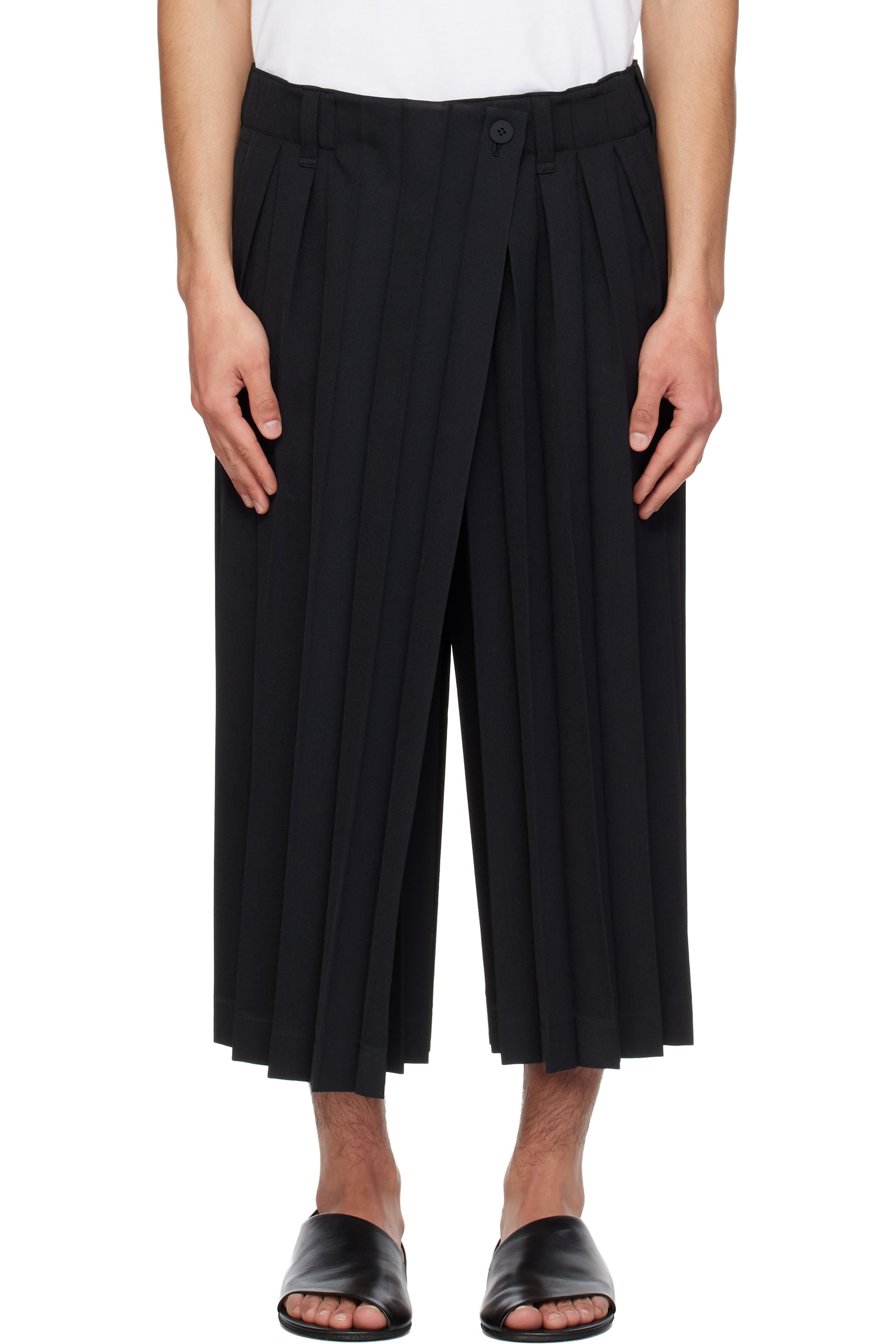 HOMME PLISSÉ ISSEY MIYAKE - Black Edge Ensemble Trousers
