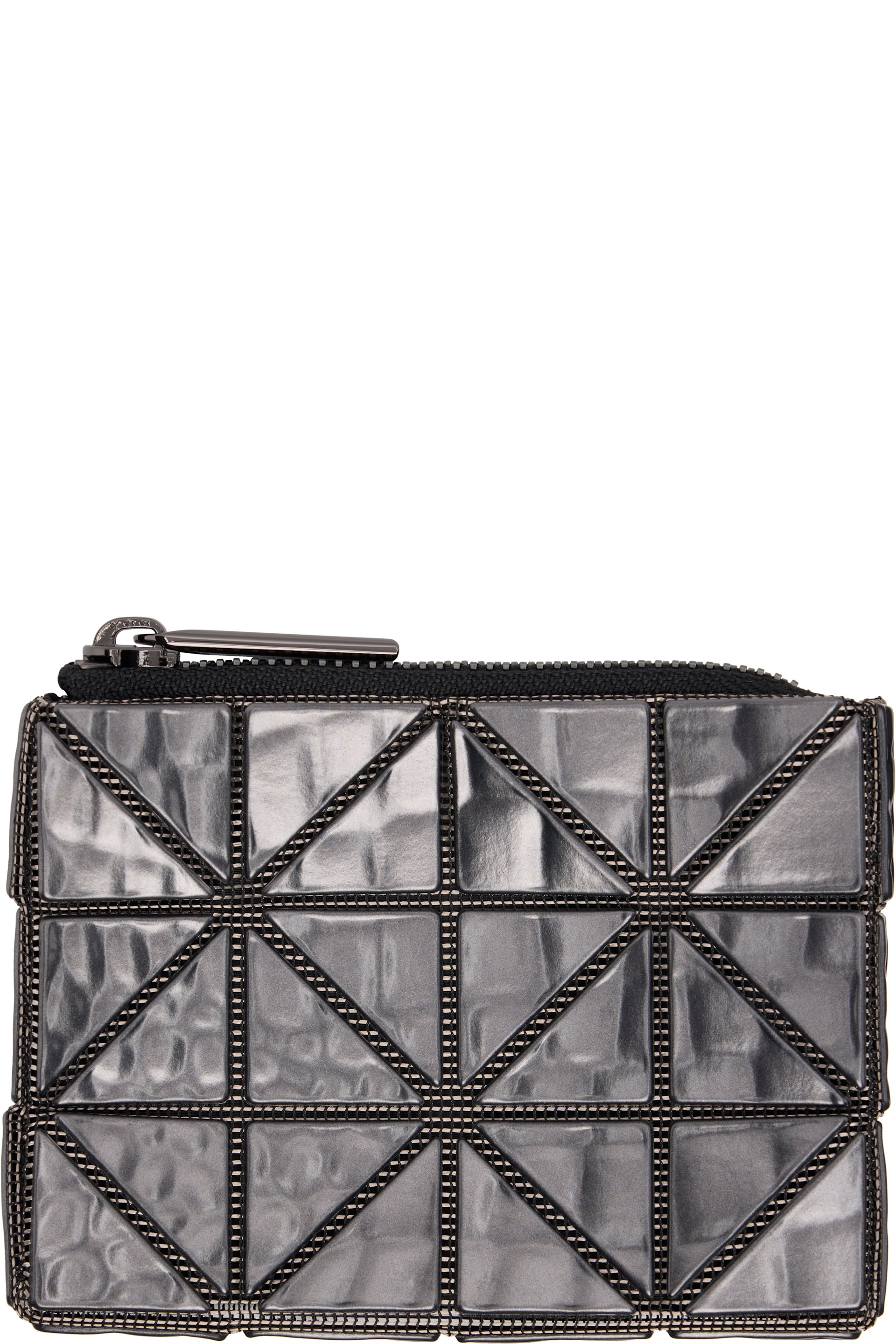 BAO BAO ISSEY MIYAKE - Gunmetal Cassette Wallet