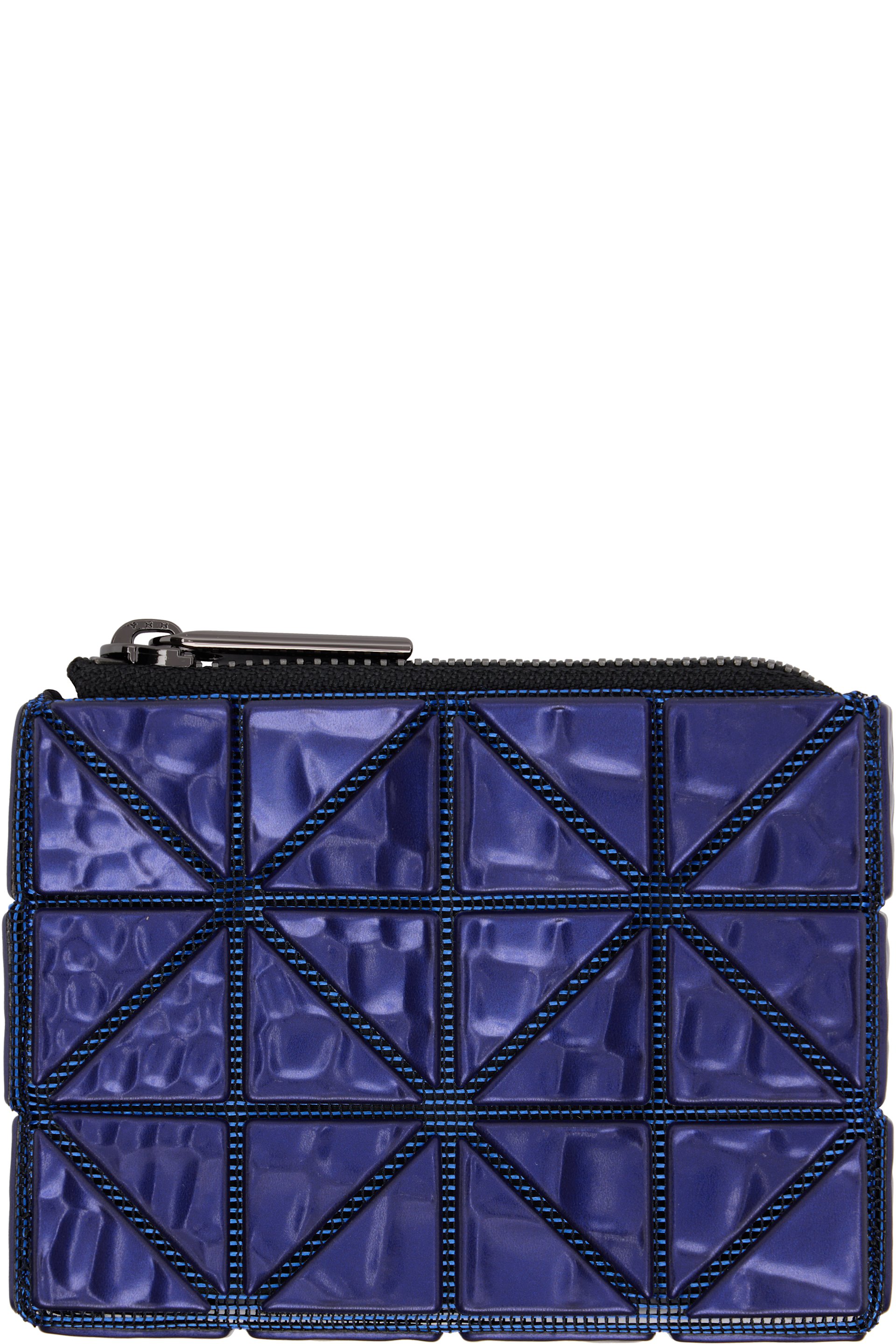 BAO BAO ISSEY MIYAKE: Blue Cassette Wallet | SSENSE
