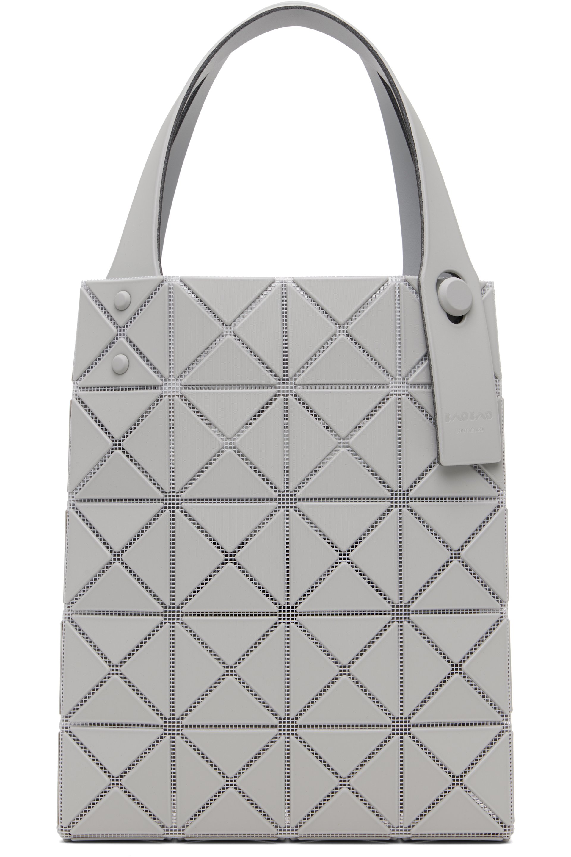 Bao Bao Issey Miyake - Cabas gris à goussets - PRISM