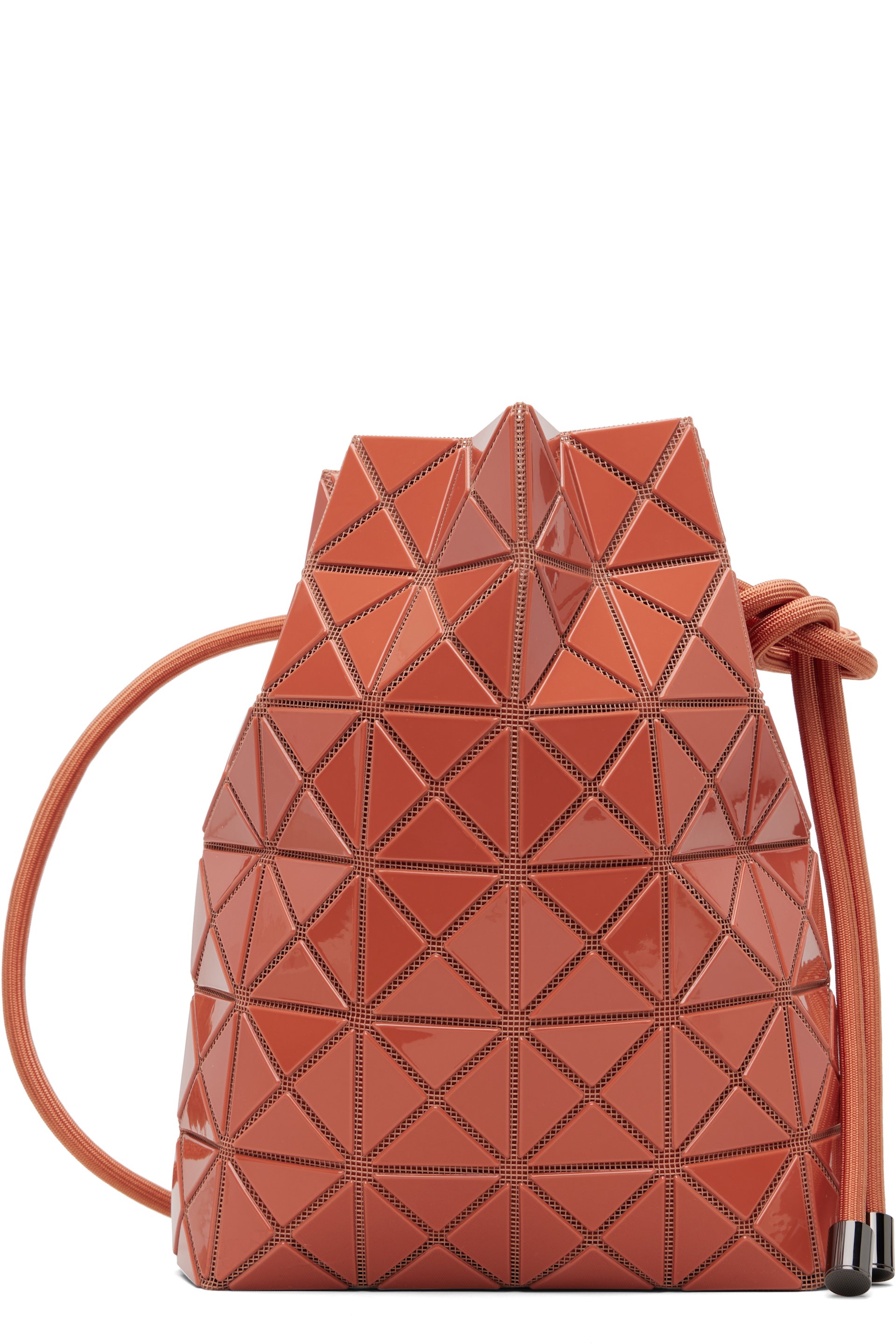 BAOBAO マトリョーショカ　オレンジ BAO BAO ISSEY MIYAKE: Orange Wring One-Tone Bag | SSENSE