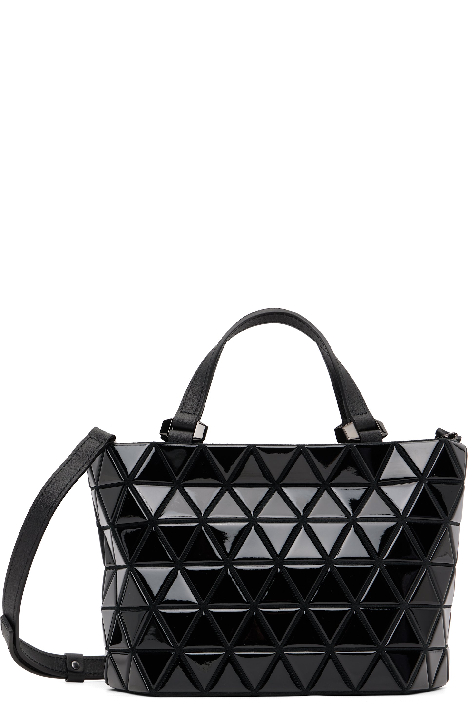 Bao Bao Issey Miyake - Sac lustré noir - CRYSTAL