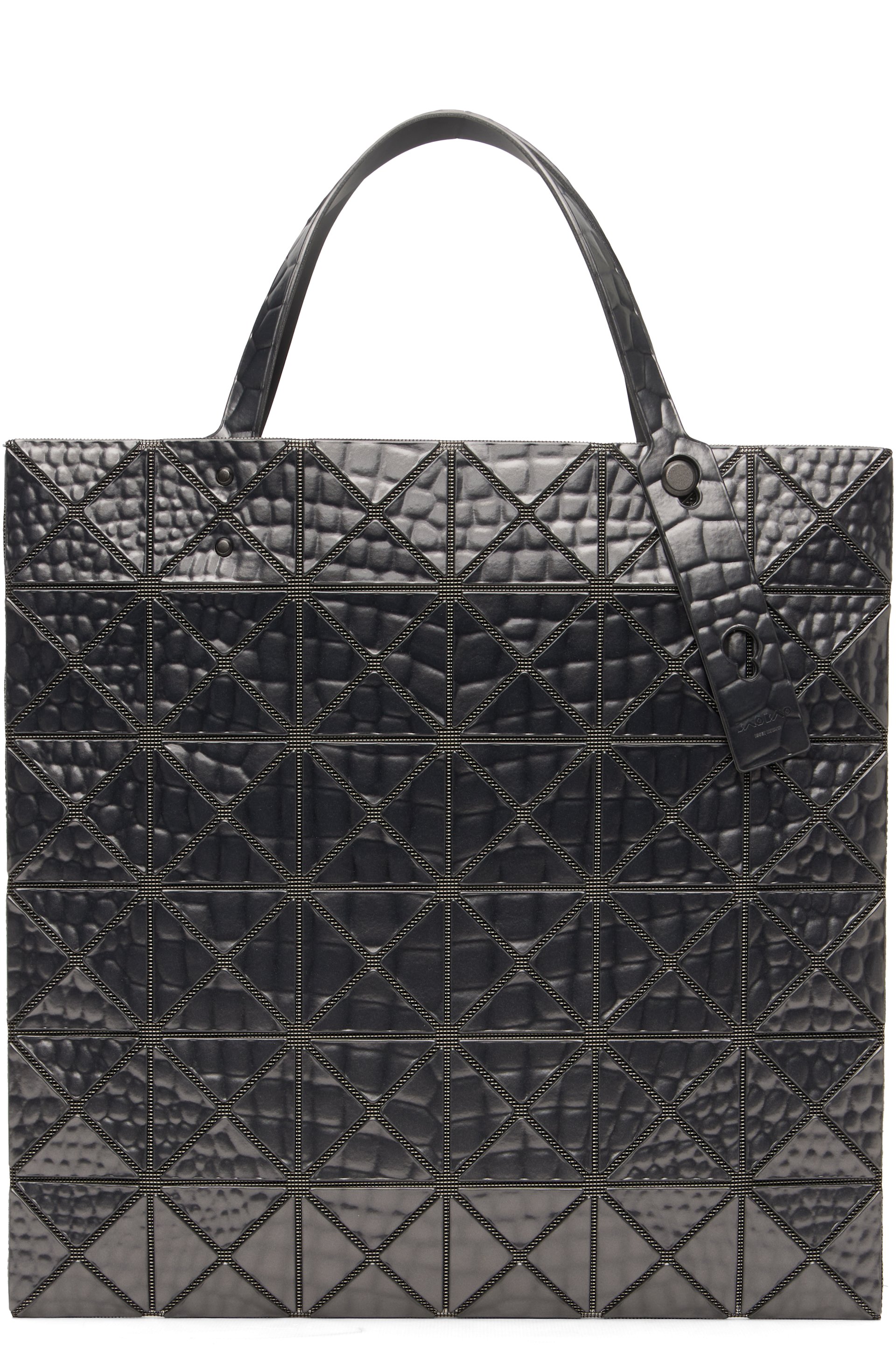 Bao Bao Issey Miyake - Cabas Meta Kaiju gris acier