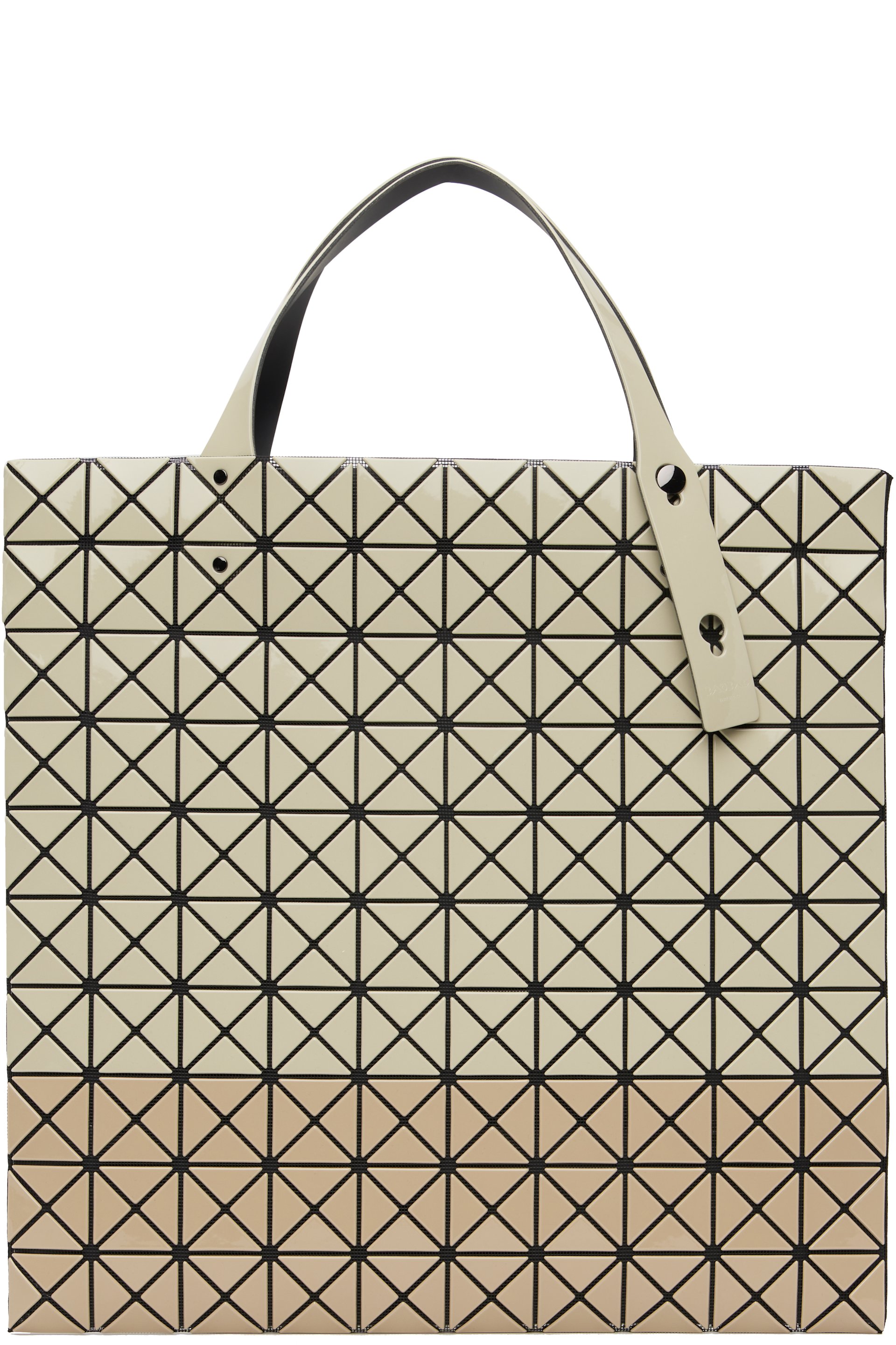 Bao Bao Issey Miyake - Cabas beige bicolore - PRISM