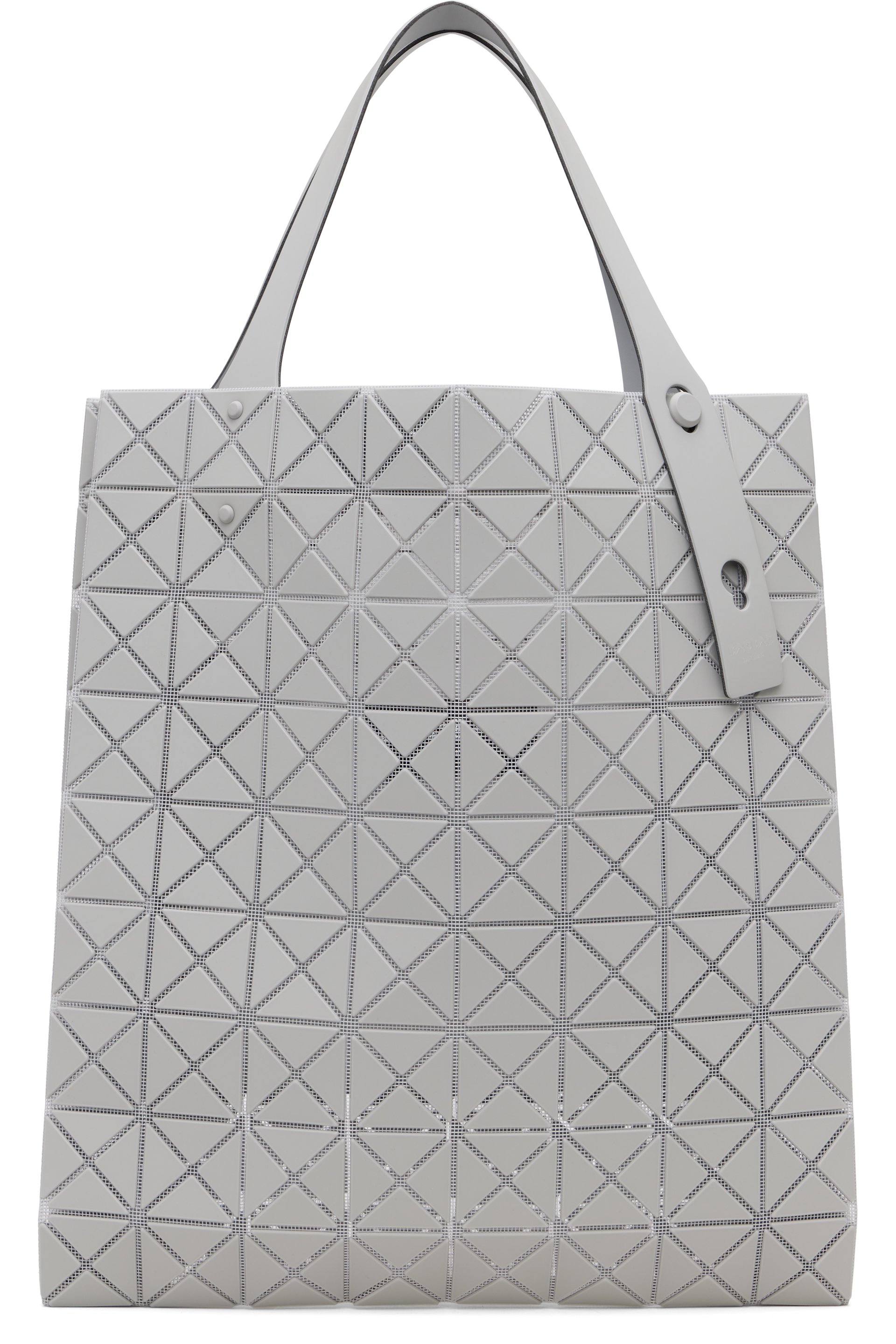 Bao Bao Issey Miyake - Cabas gris à goussets - PRISM