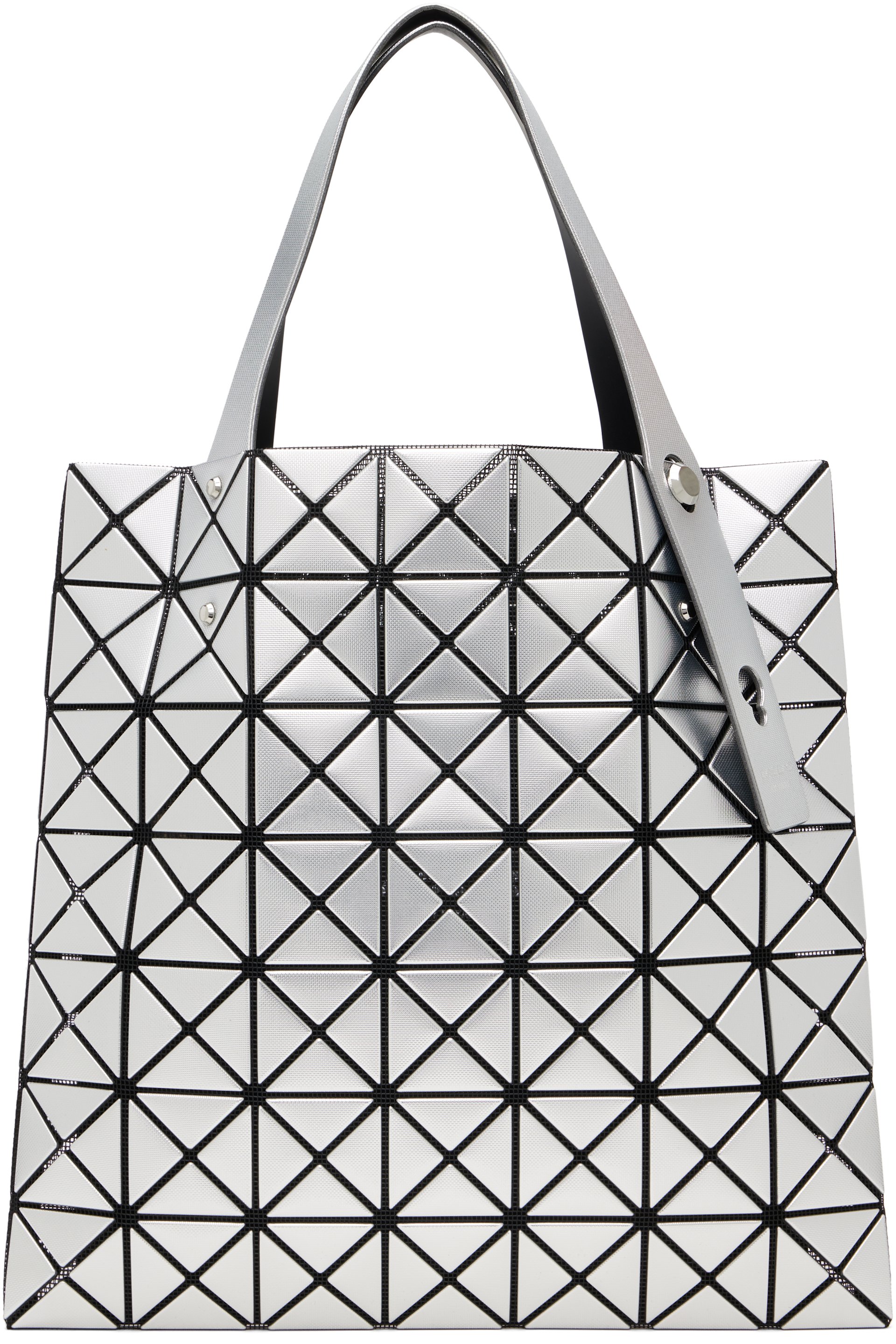 Bao Bao Issey Miyake - Cabas argenté platine