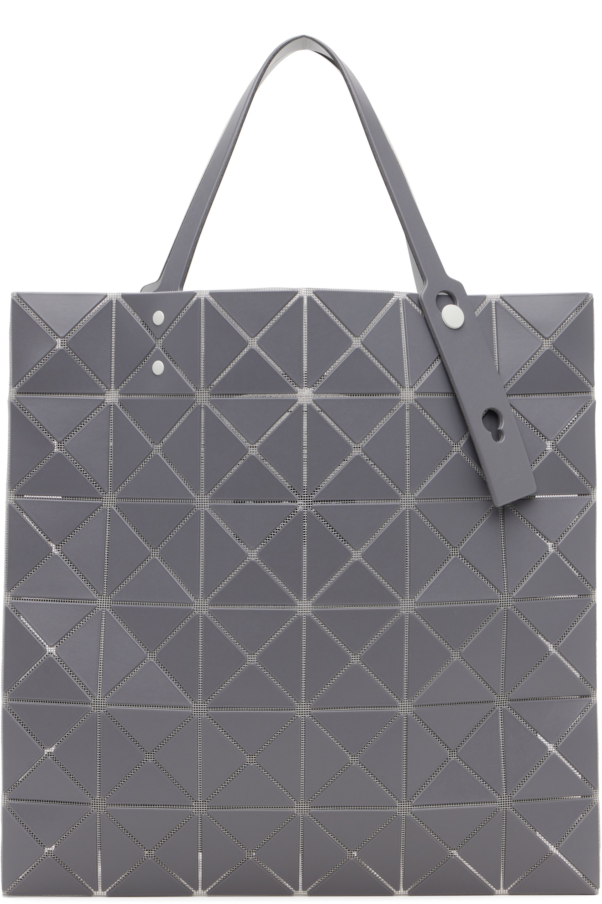 BAO BAO ISSEY MIYAKE: Gray Lucent W Color Tote | SSENSE