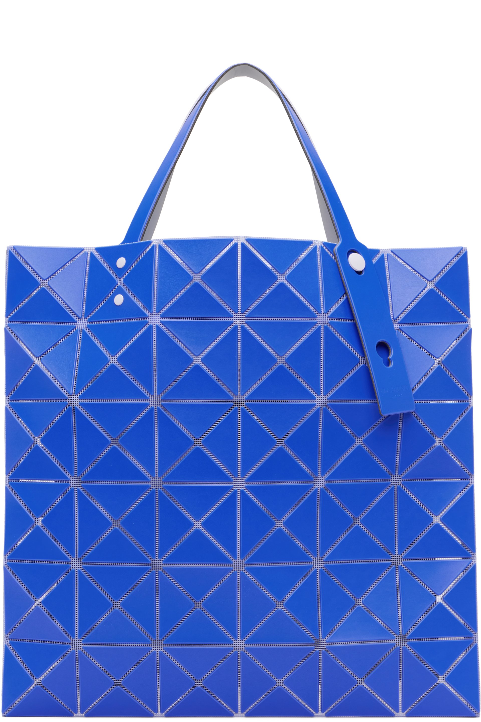 BAO BAO ISSEY MIYAKE: Blue Lucent W Color Tote | SSENSE
