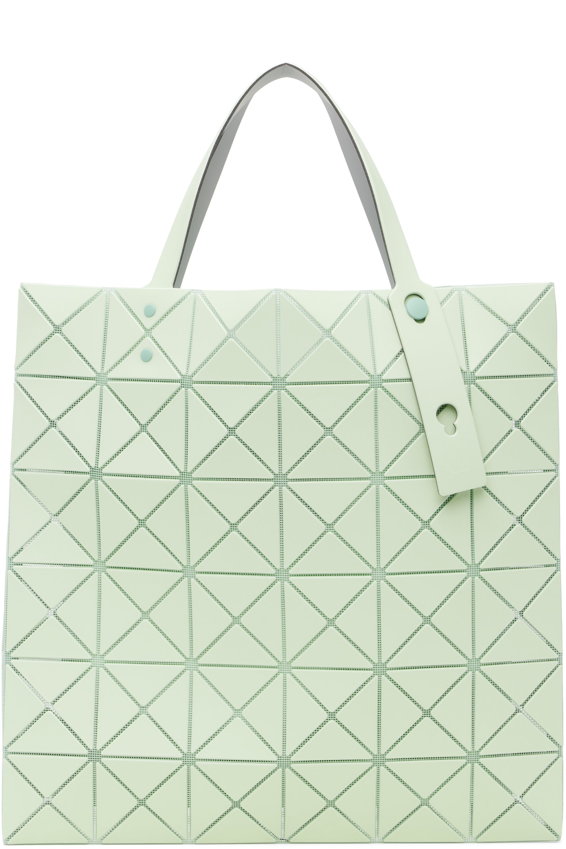 Bao Bao Issey Miyake - Cabas contrasté W vert - LUCENT