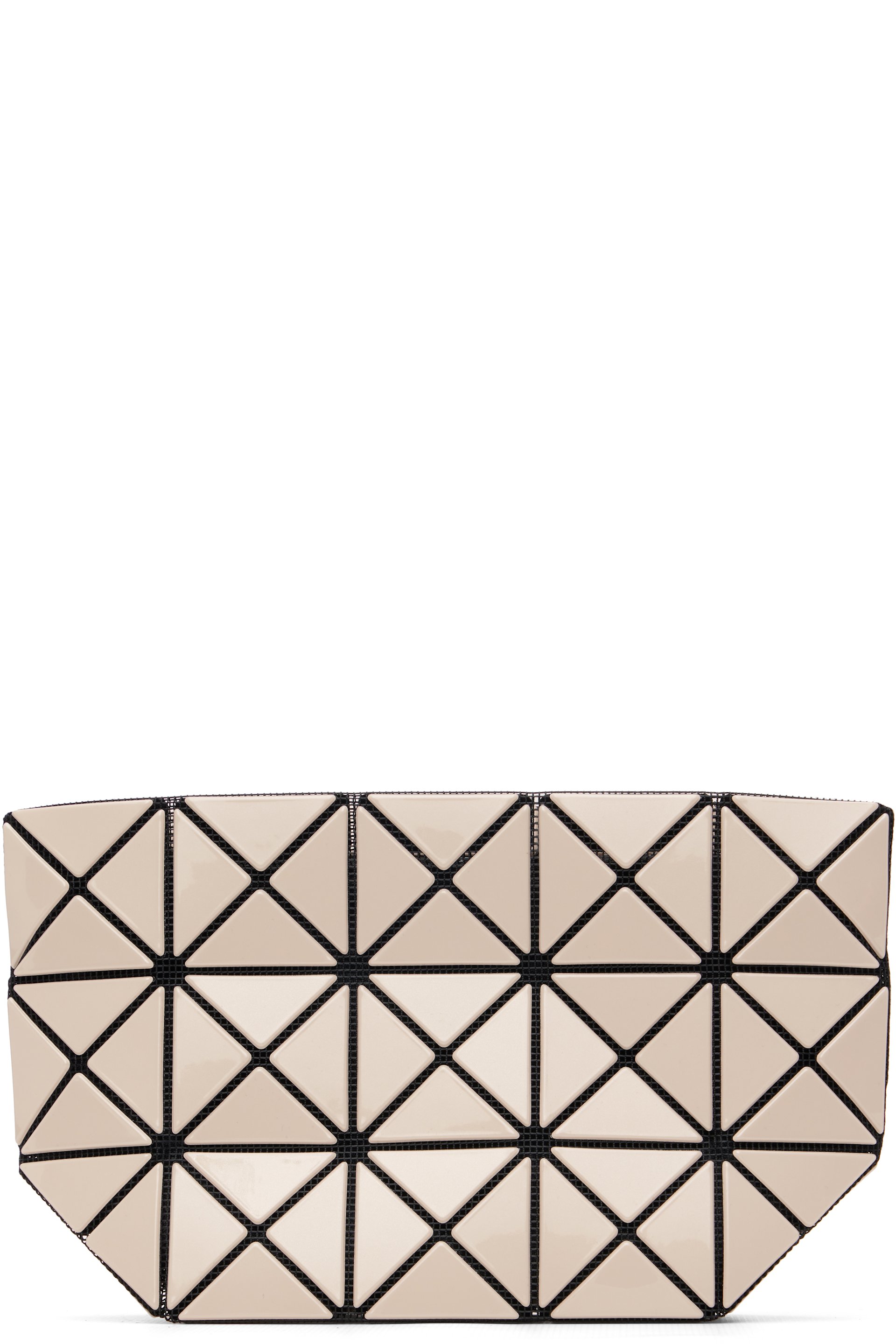 BAO BAO ISSEY MIYAKE - Beige Prism Pouch