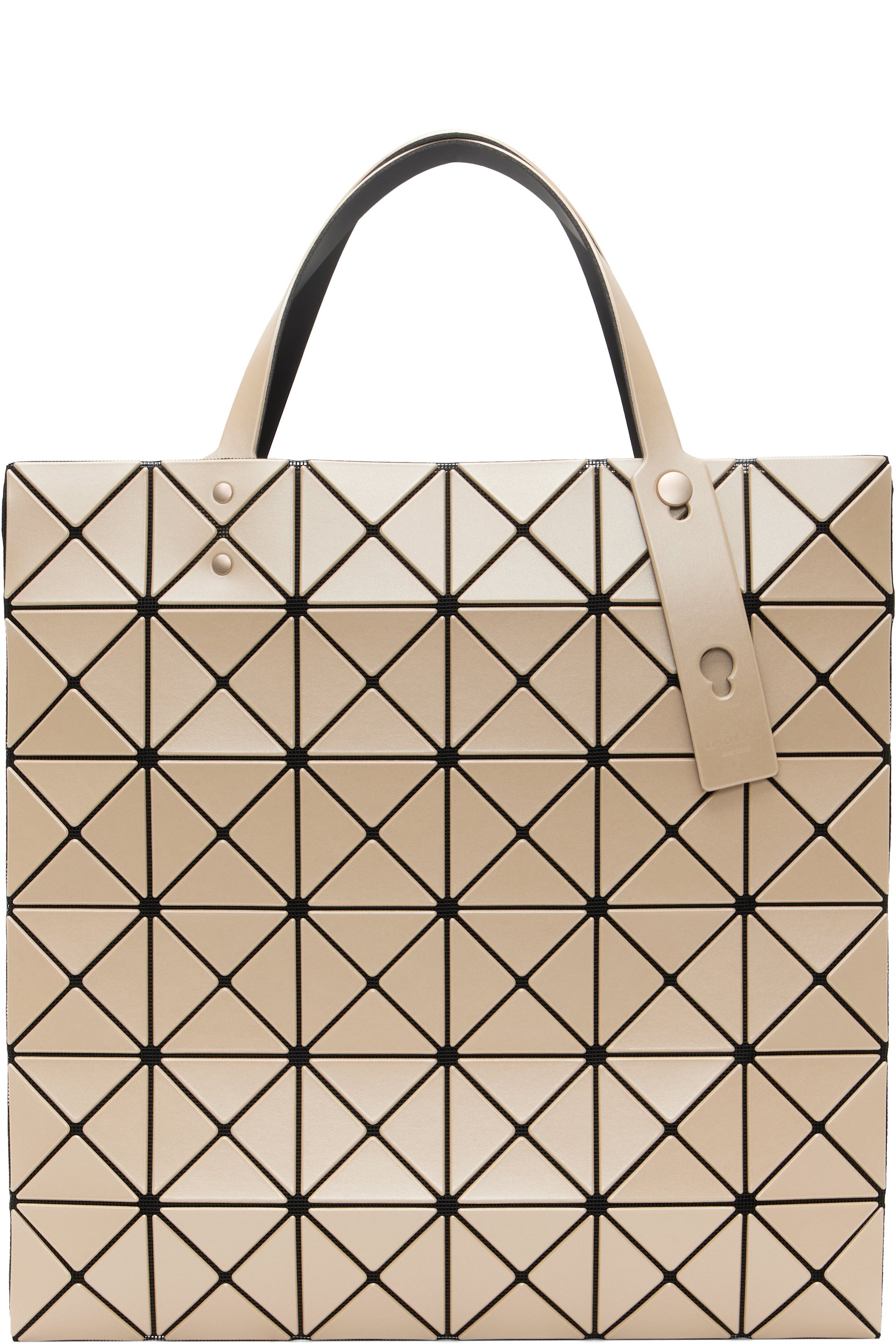 Bao Bao Issey Miyake - 베이지 루센트 메탈릭 토트백