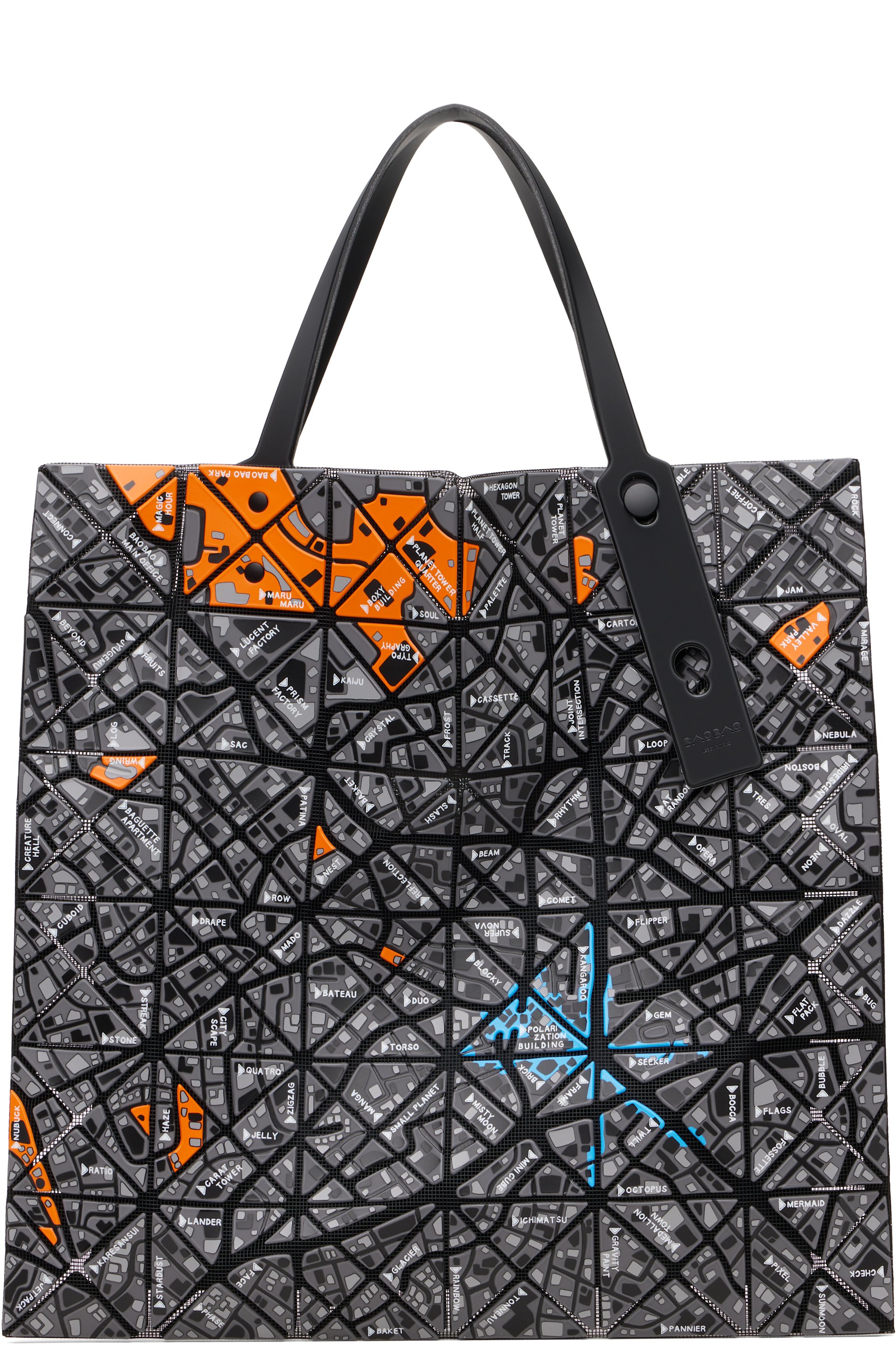Bao Bao Issey Miyake - 그레이 맵 토트백