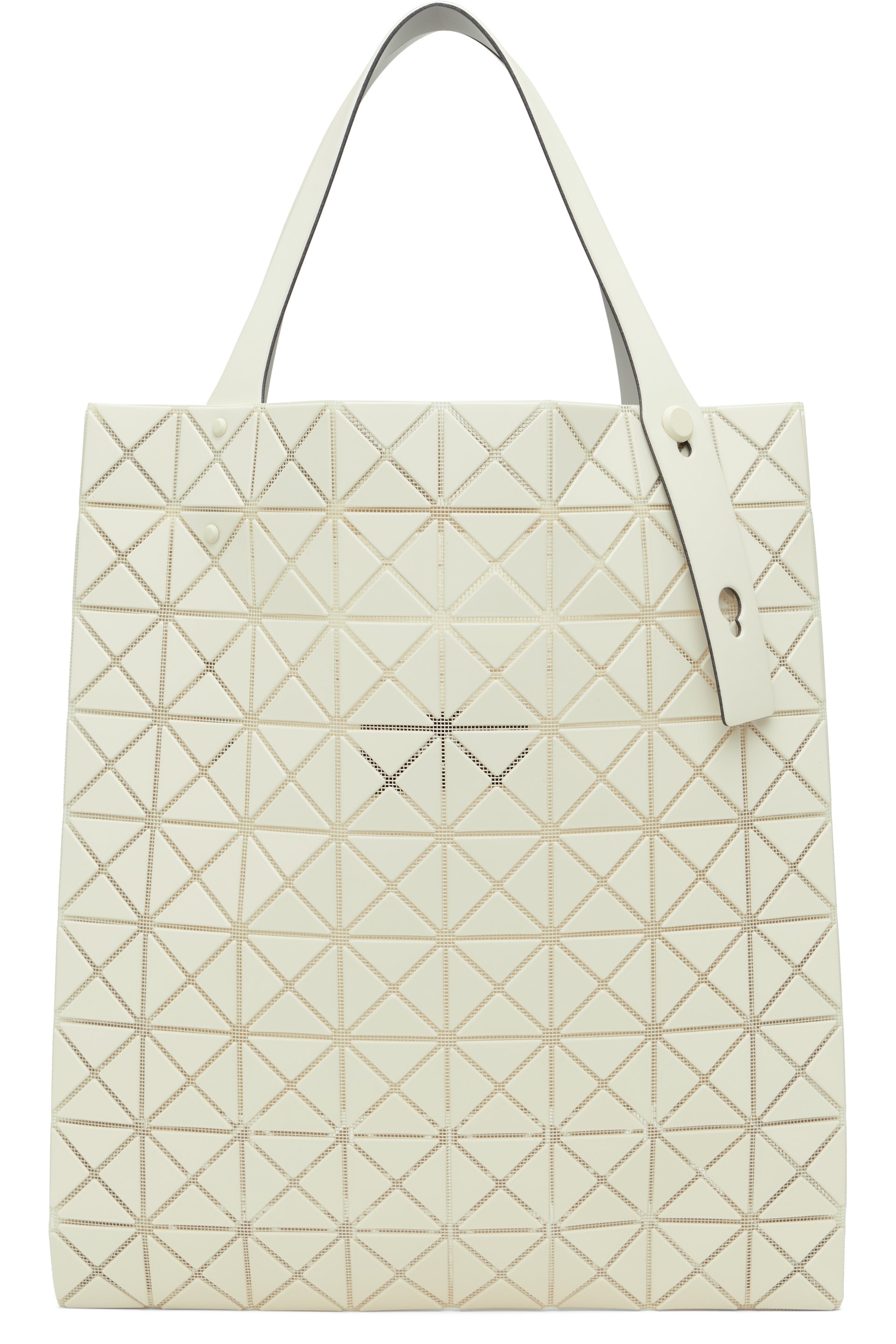 BAO BAO ISSEY MIYAKE: Off-White Prism Plus Tote | SSENSE