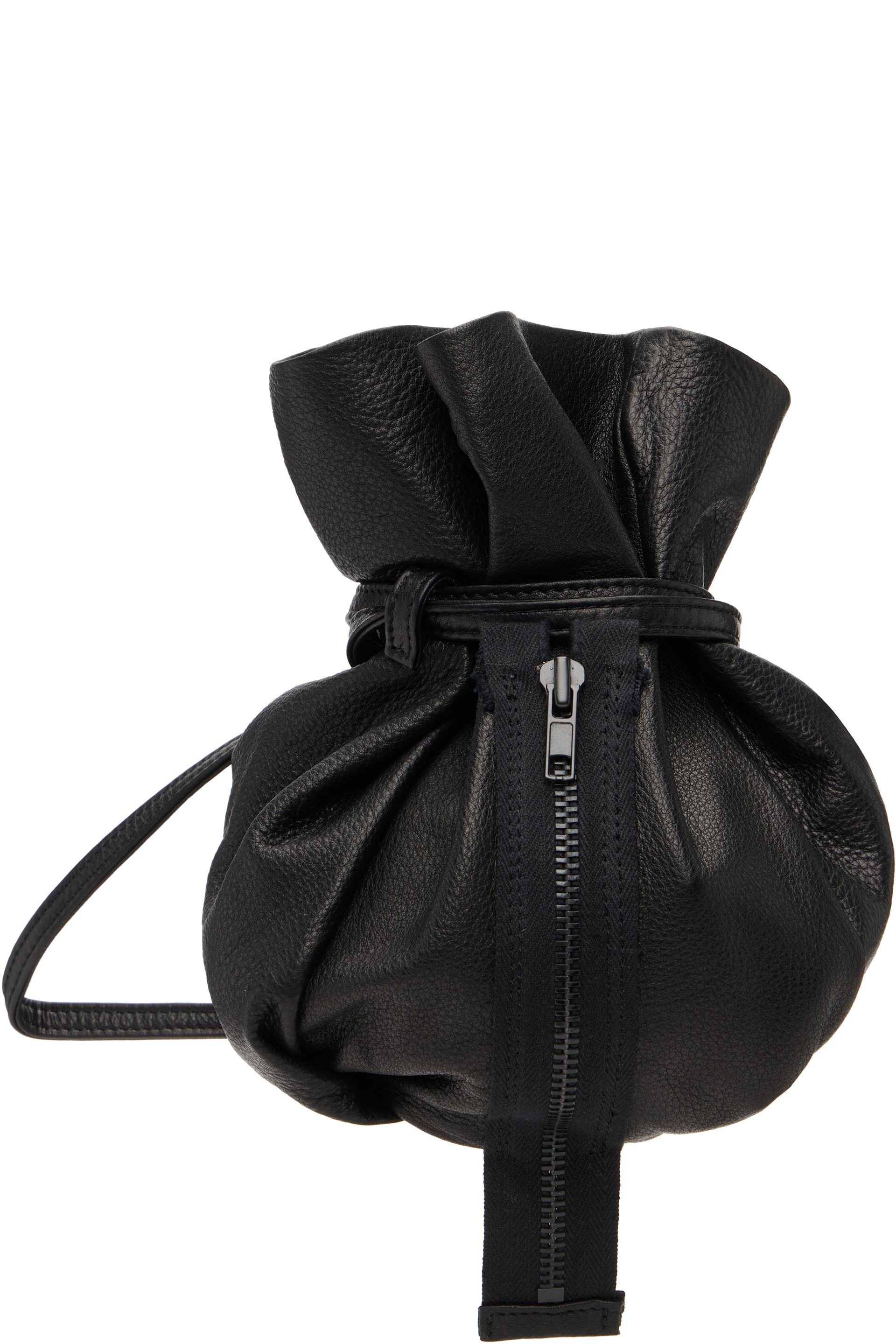 Y's - Black Zipper Mini Pochette Pouch