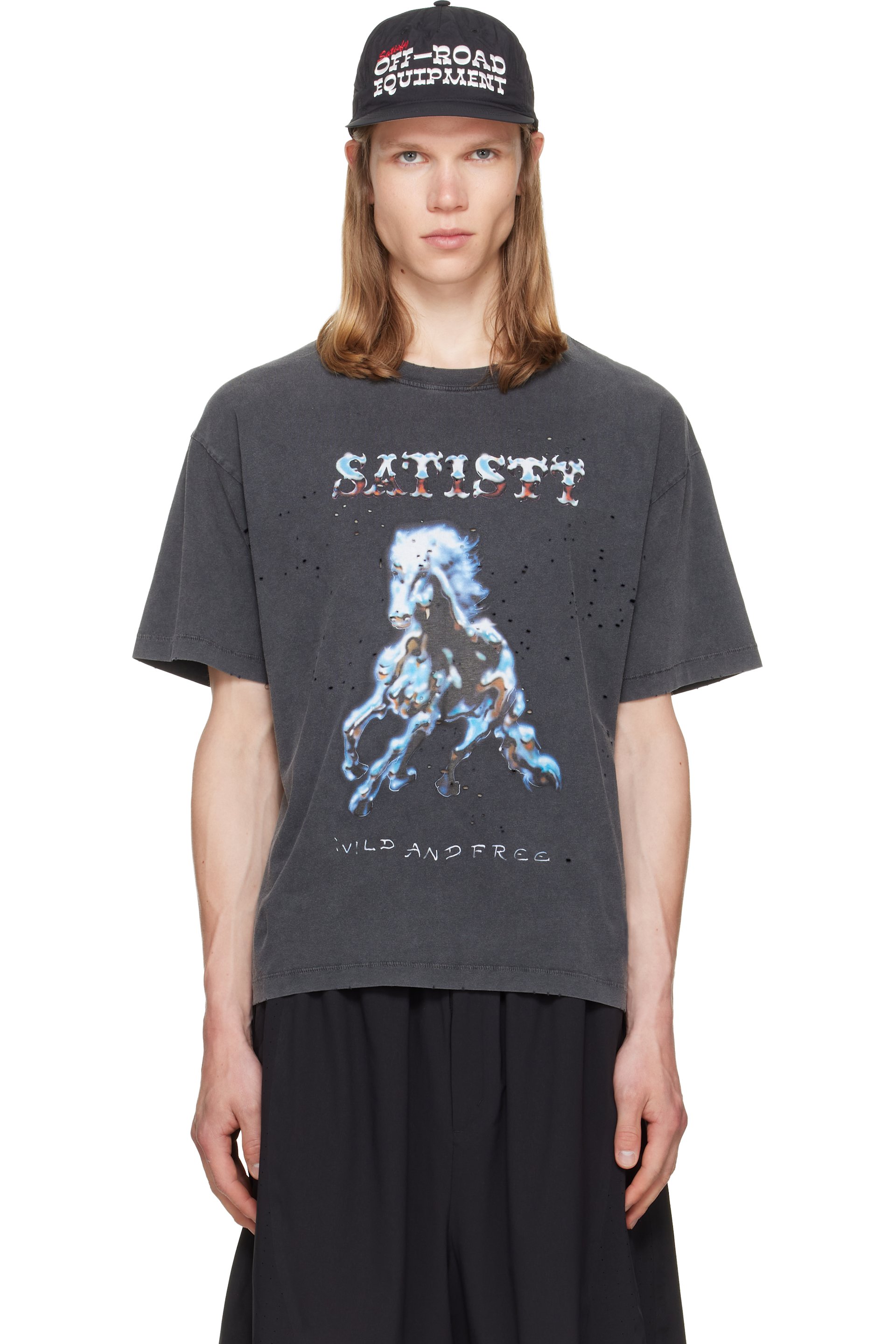 Satisfy - Black MothTech T-shirt