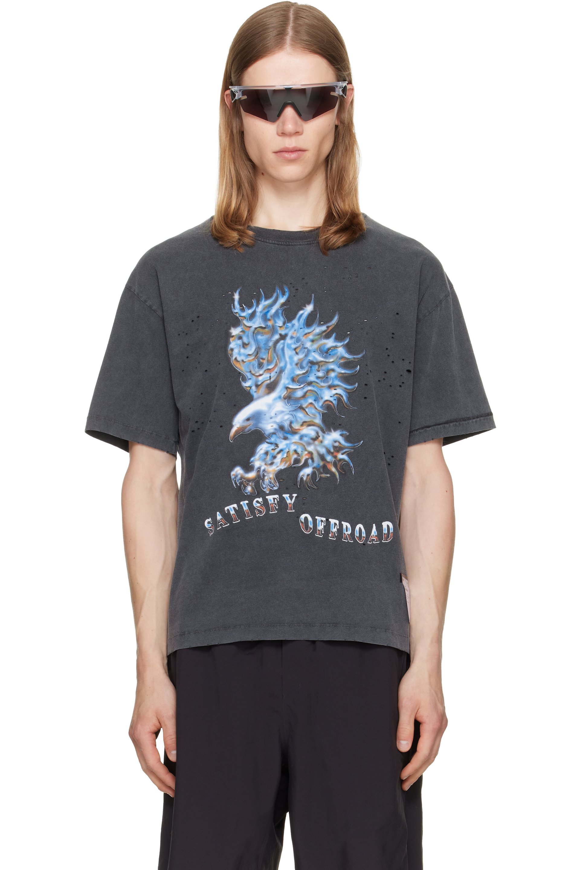 Satisfy - Gray MothTech T‑shirt