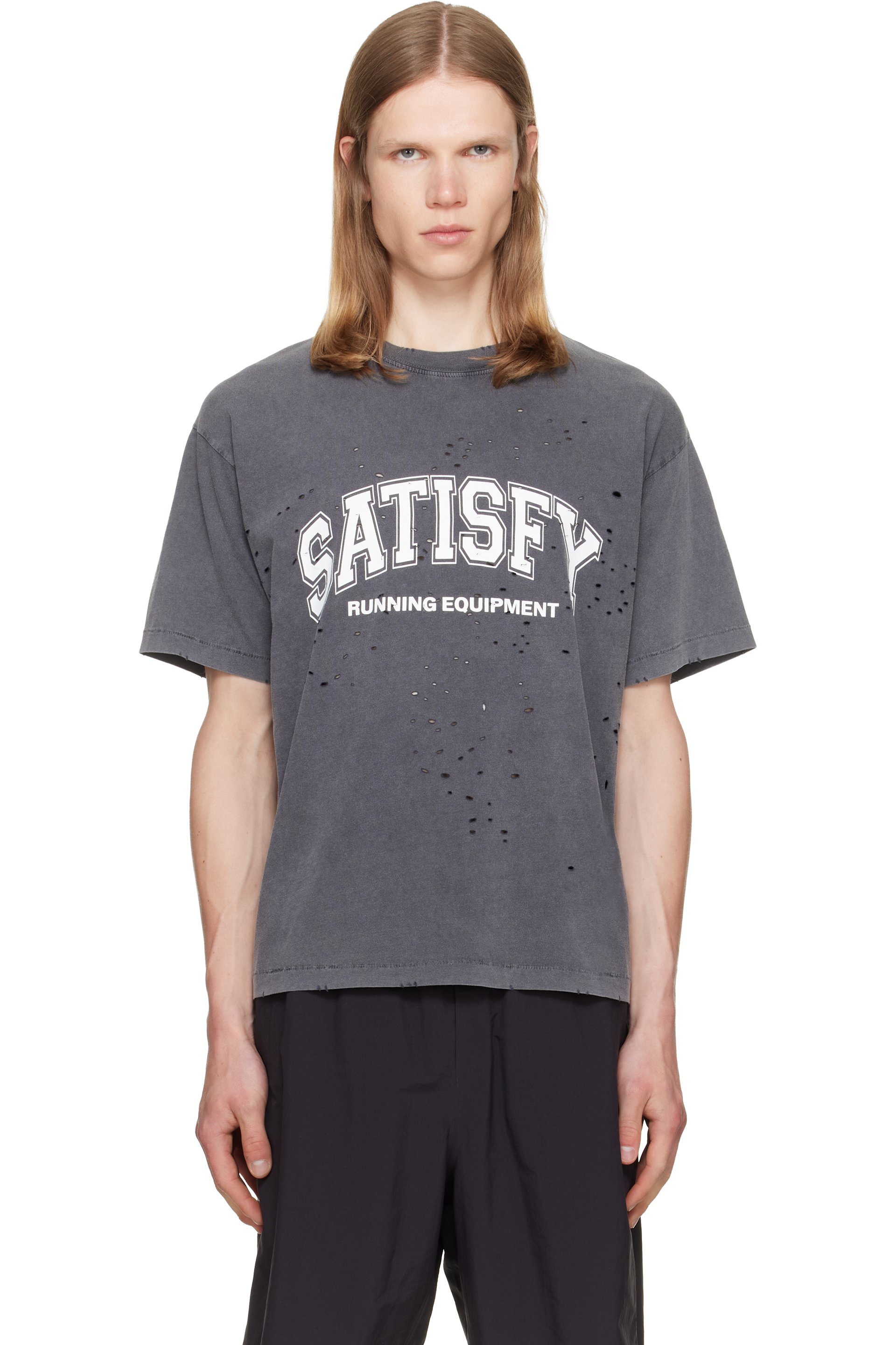 Satisfy - Gray MothTech T‑shirt