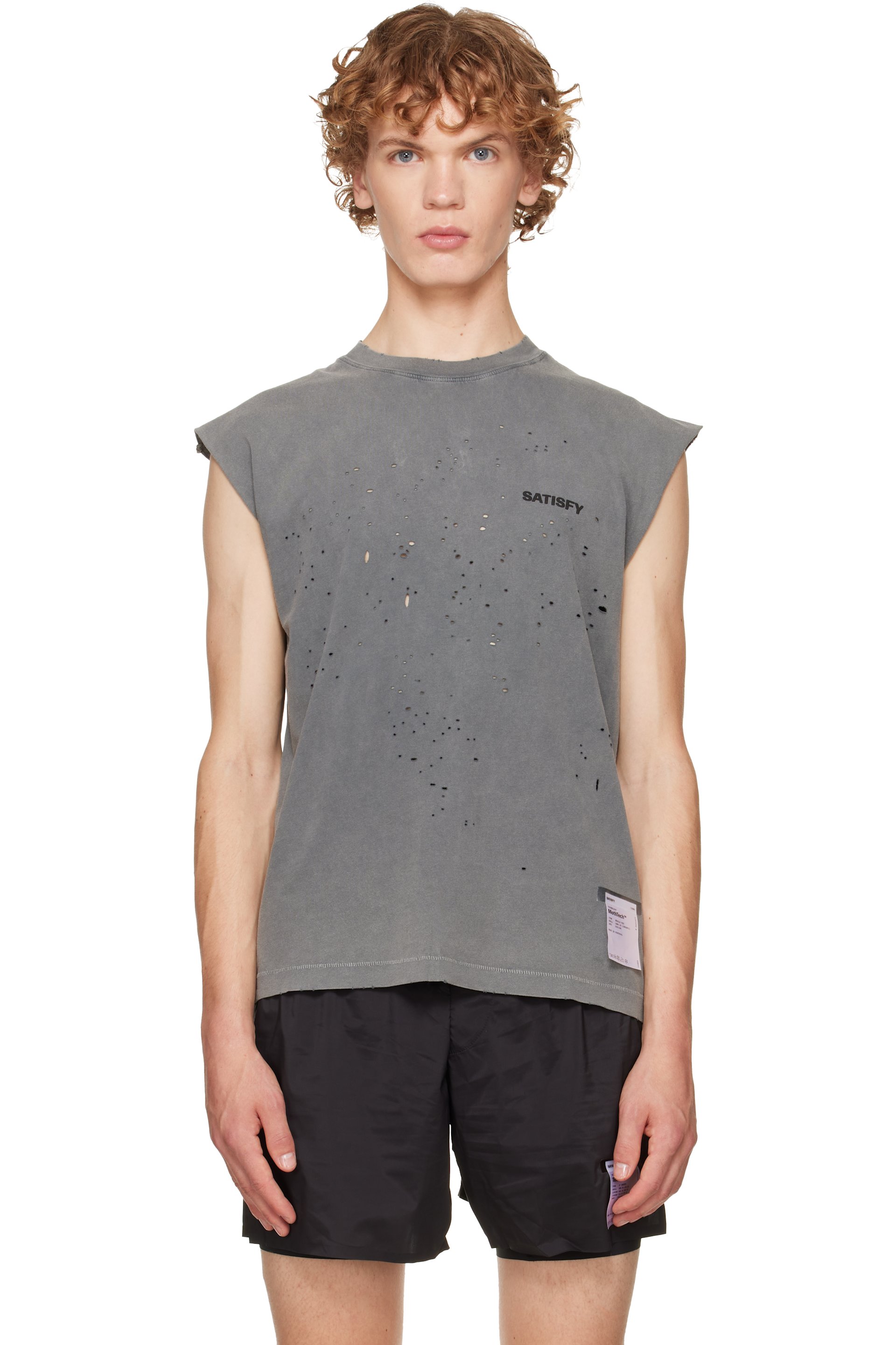 Satisfy - Débardeur gris en jersey MothTech