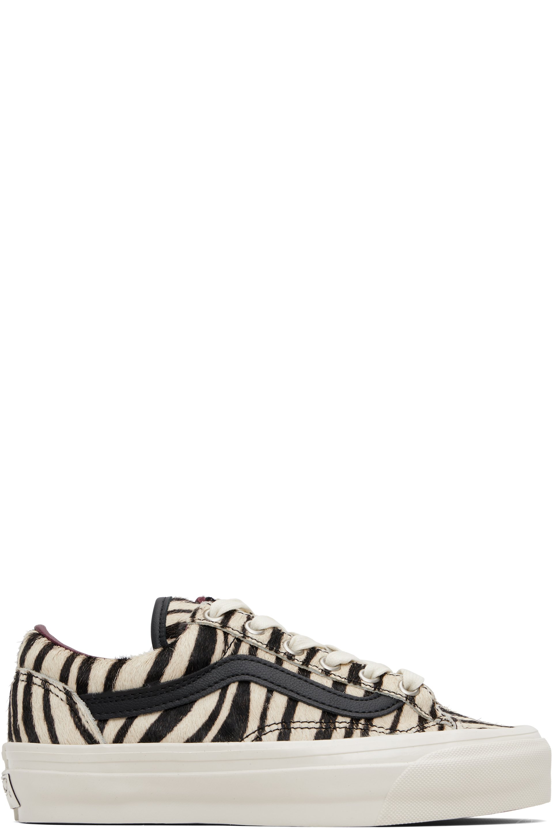 Vans - Baskets LX Old Skool 36 noir et blanc cassé