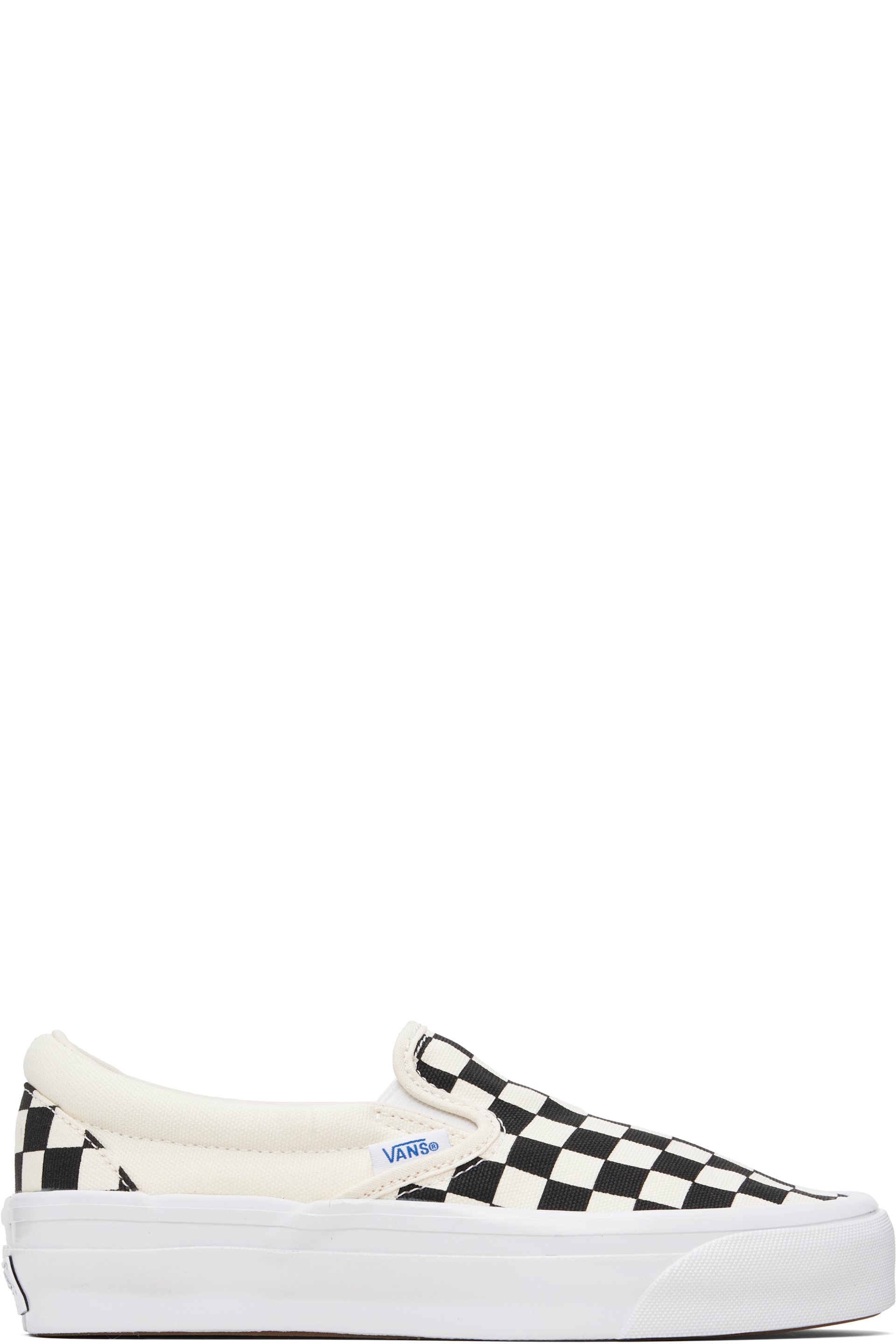 Vans - Off-White & Black LX Slip-On Reissue 98 Sneakers