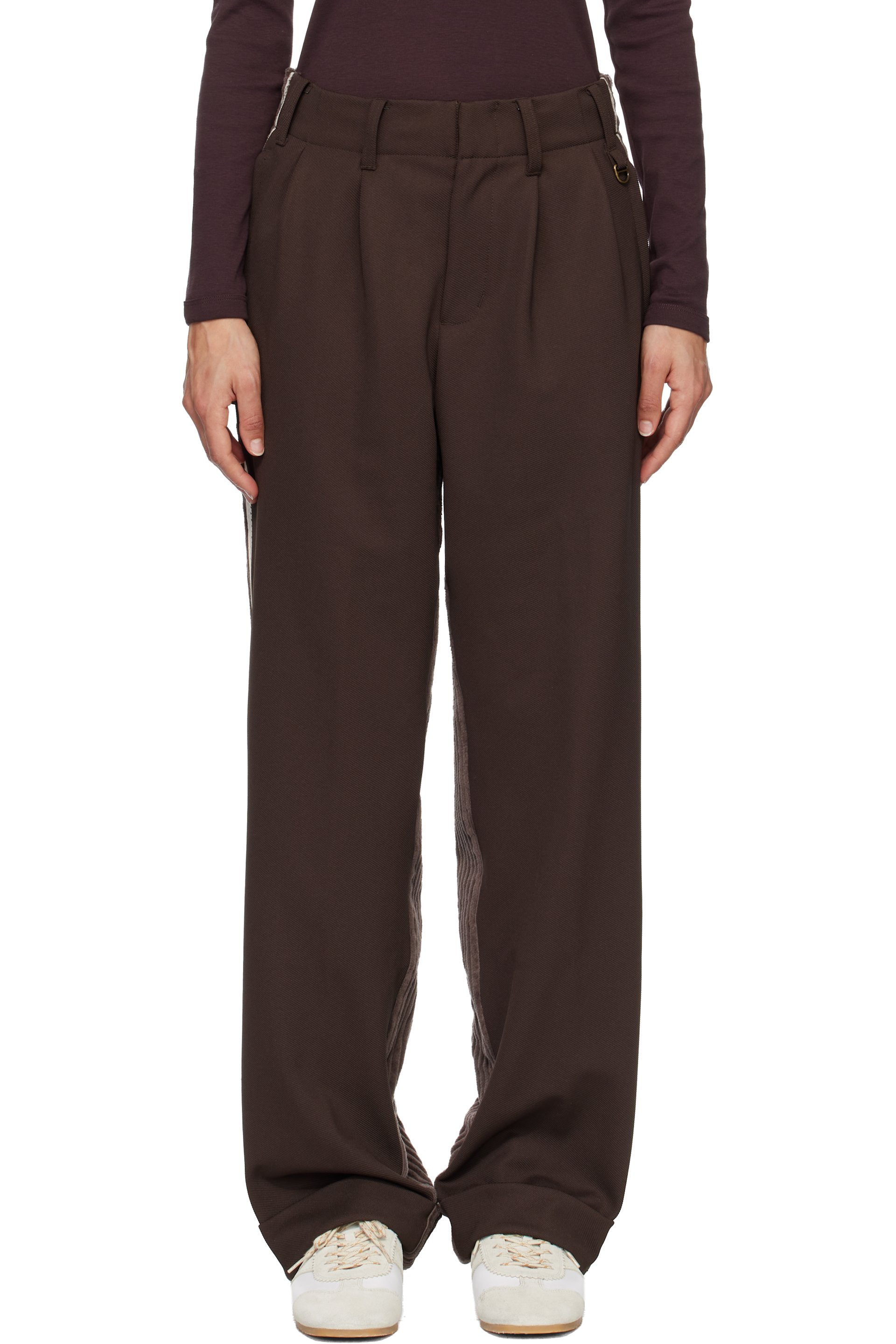 adidas Originals - Pantalon de détente CLOT Sports Slacks brun édition Edison Chen