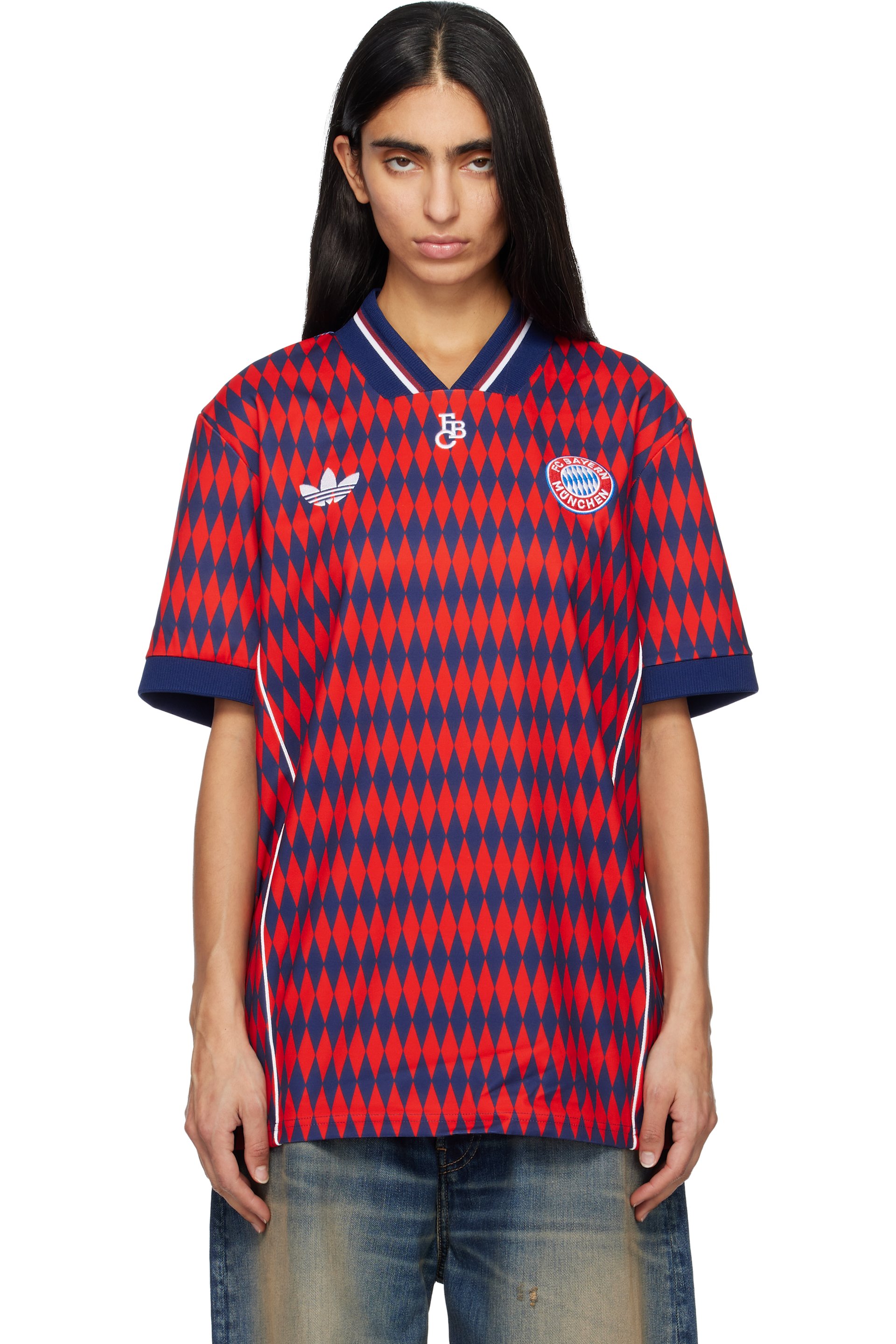 adidas Originals - Maillot FC Bayern Munich LFSTLR bleu