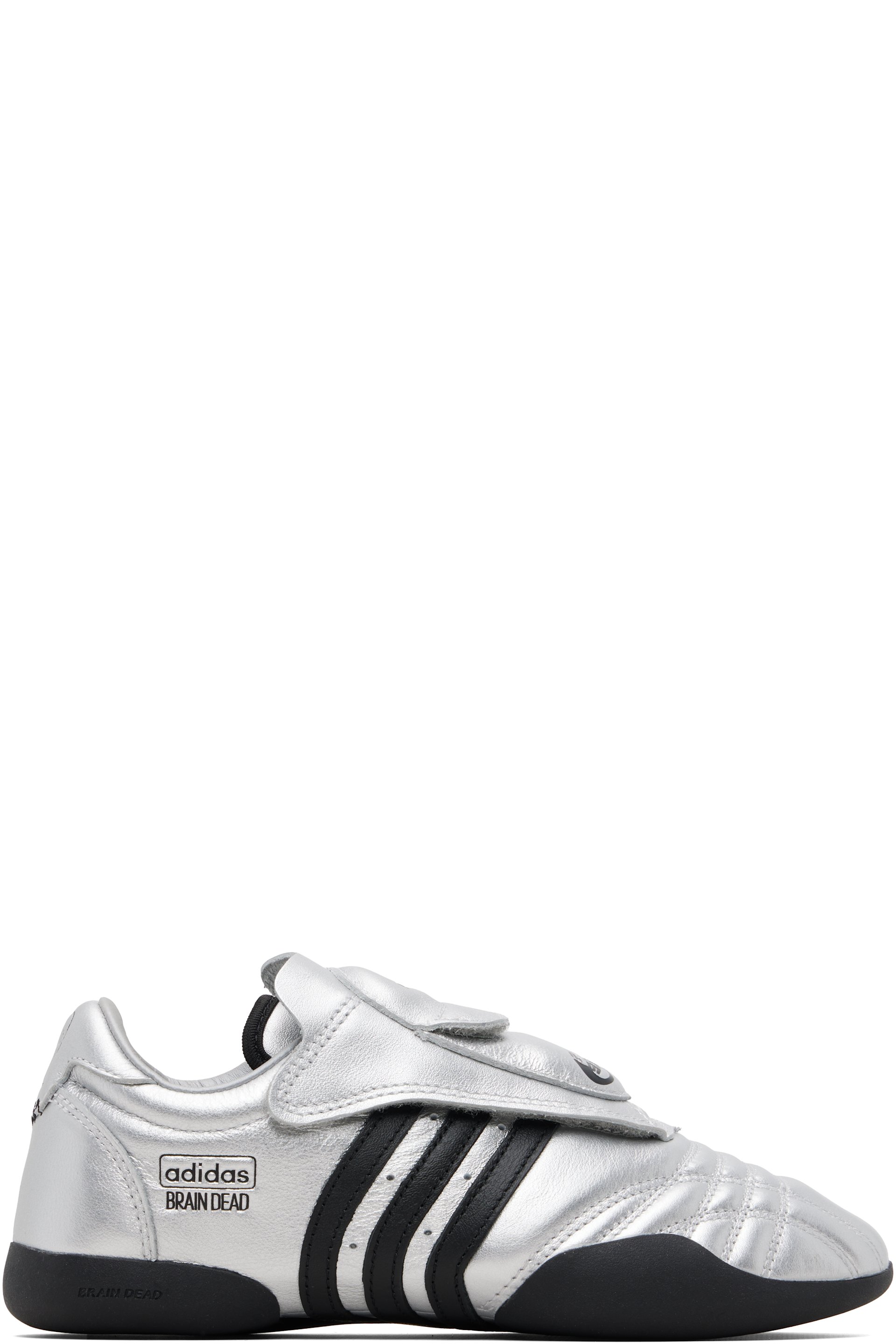 adidas Originals - Baskets Taekwondo argentées édition Brain Dead